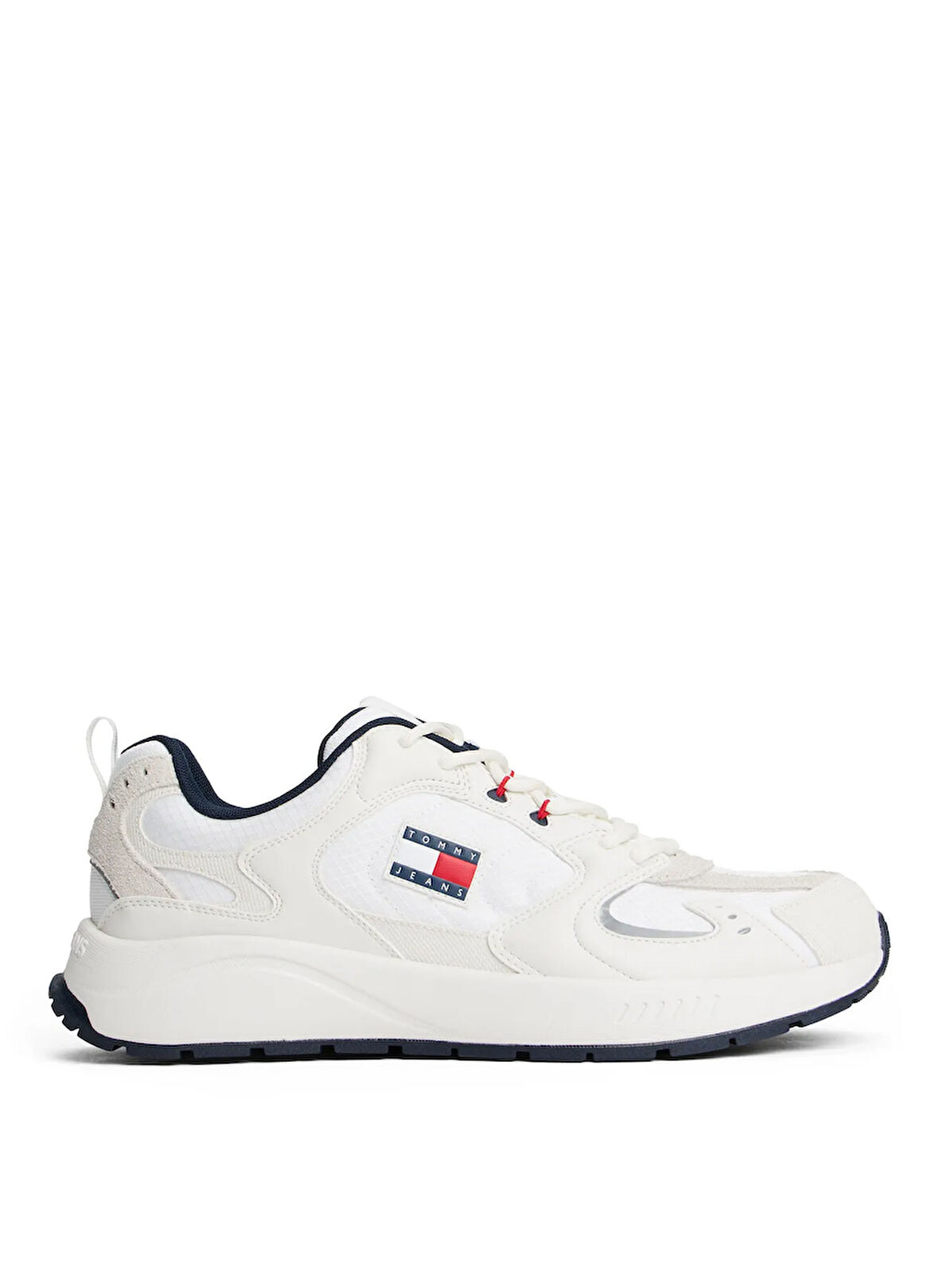 Tommy Hilfiger Ekru Erkek Sneaker TJM RUNNER MIX MATERIAL
