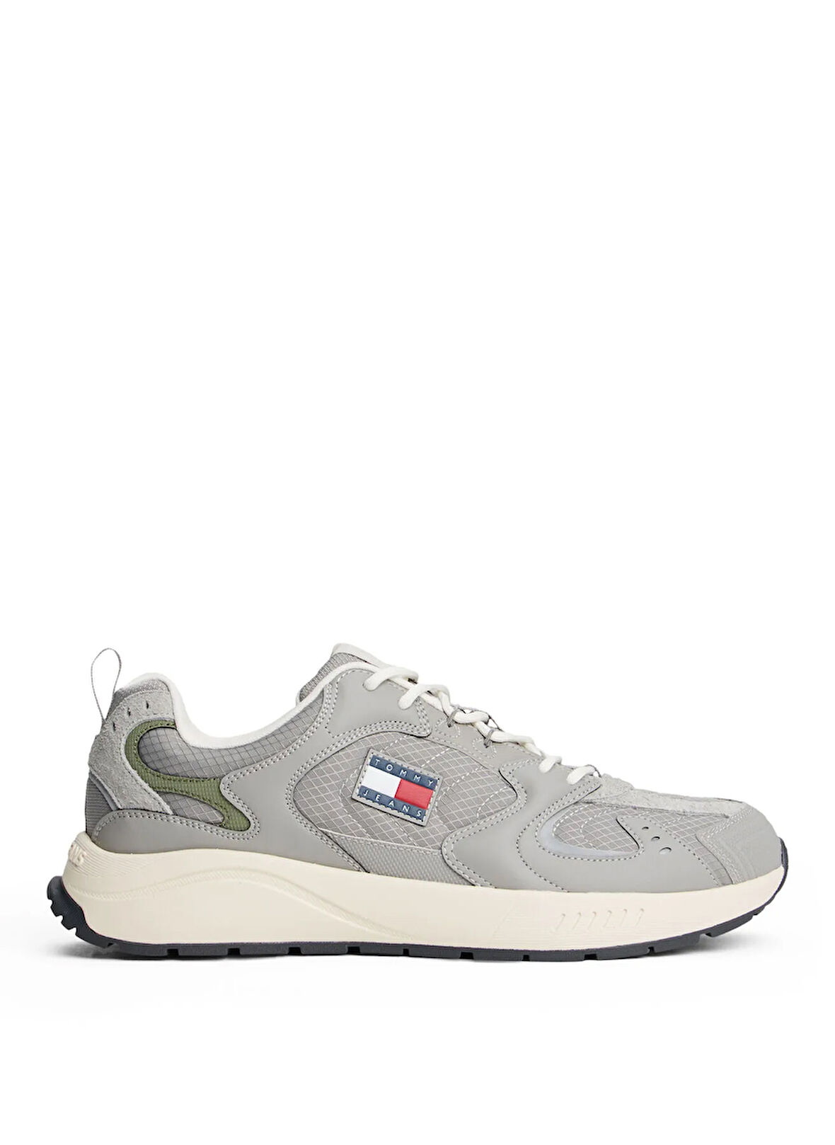 Tommy Hilfiger Gri Erkek Sneaker TJM RUNNER MIX MATERIAL