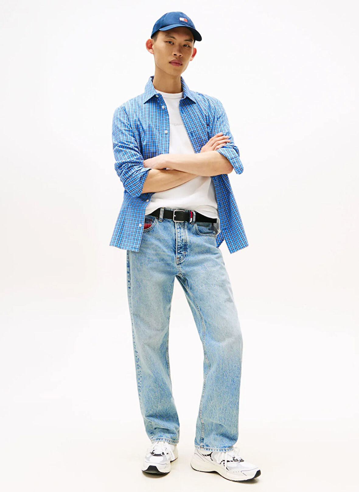 Tommy Jeans Normal Bel Regular Straight Mavi Erkek Denim Pantolon DM0DM212261A5 OTIS REGULAR STR CBF