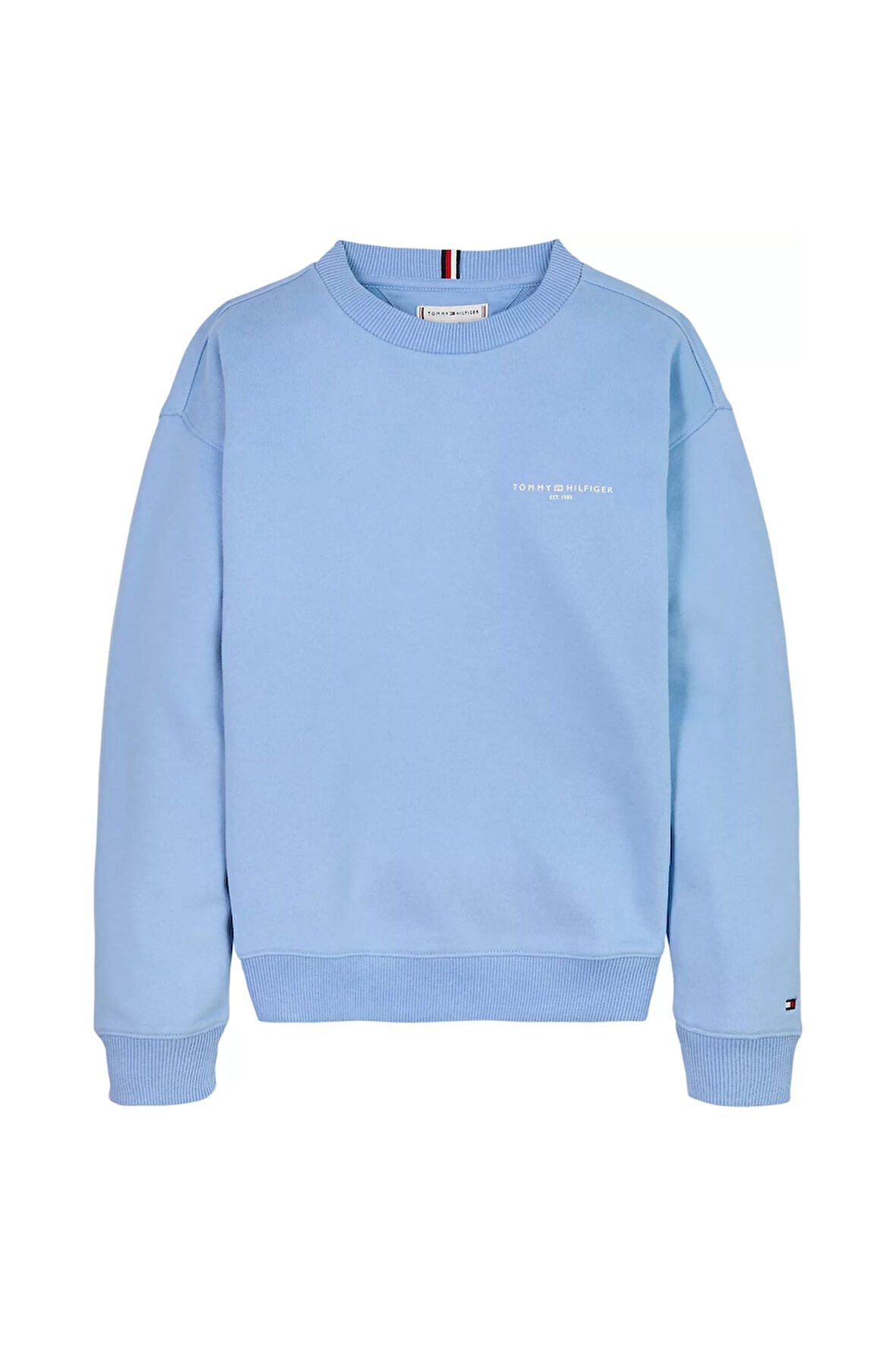 Unisex Çocuk Mini Corp Bisiklet Yaka Sweatshirt - Açık Mavi | 16 Yaş