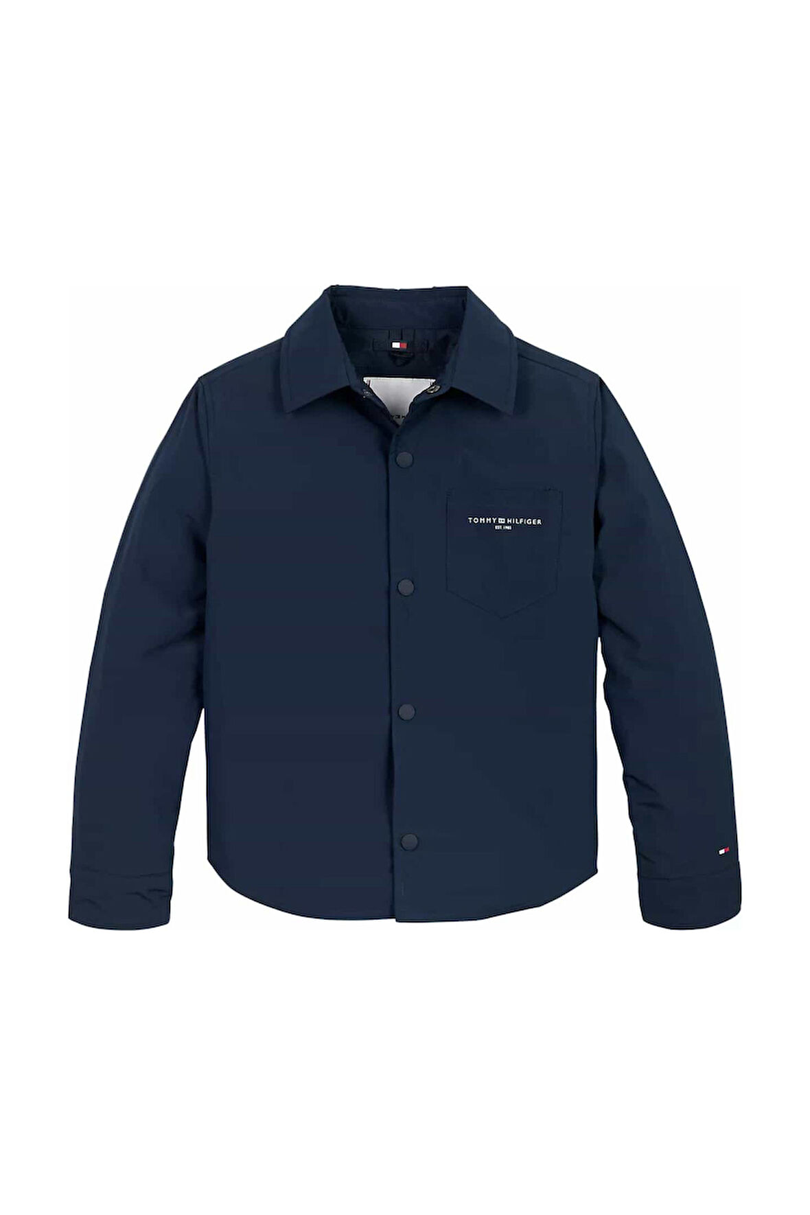 Unisex Çocuk Hafif Dolgulu Gömlek Ceket - Lacivert | 12 Yaş