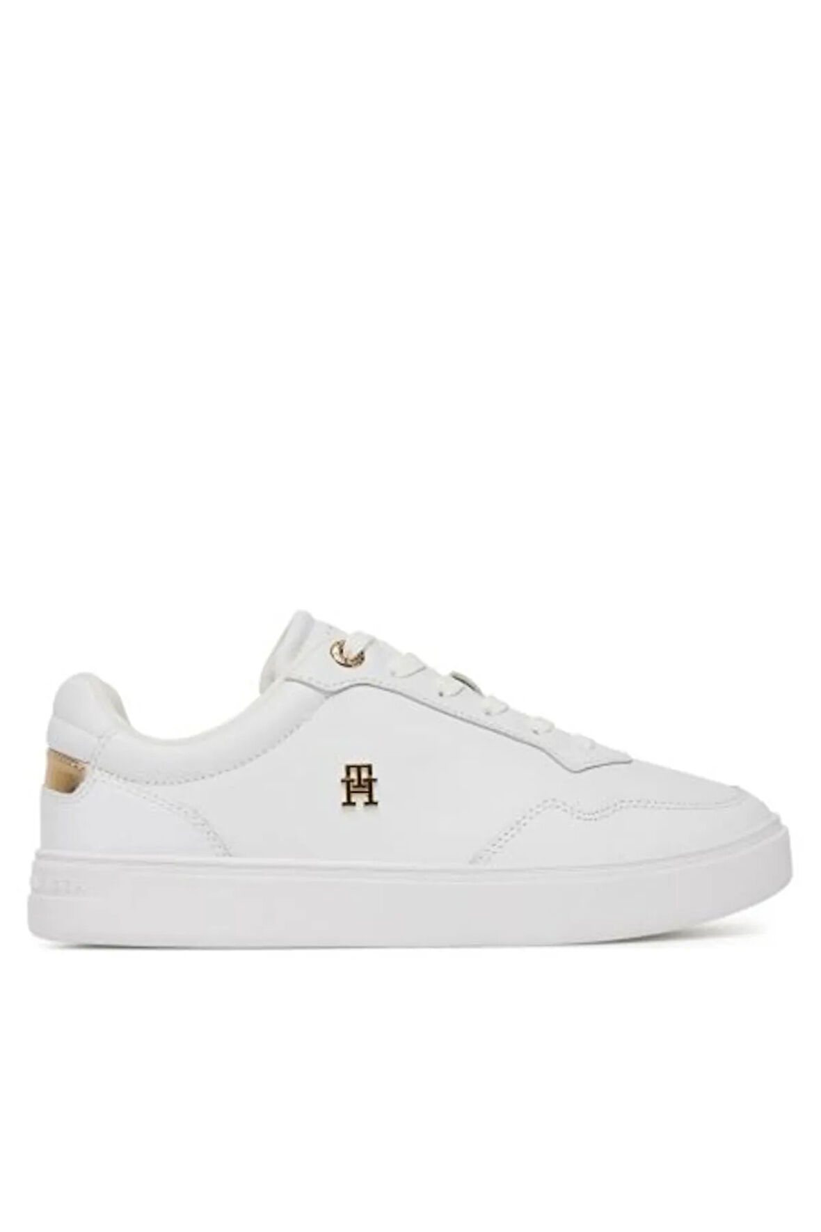 Tommy Jeans Kadın Sneaker Ayakkabı-FW0FW08758White/Gold