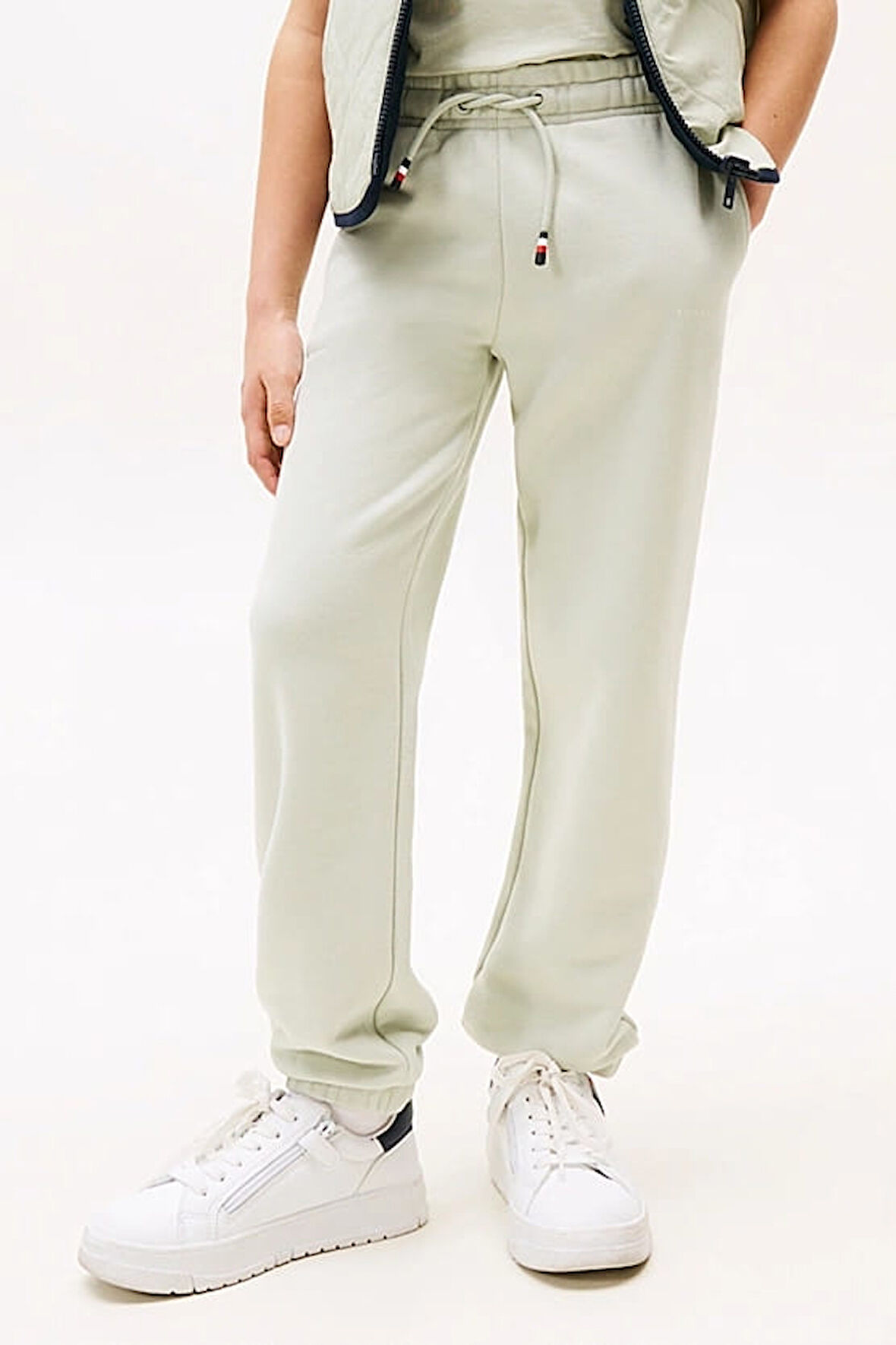 Unisex Çocuk Mini Logo Eşofman Altı - Açık Yeşil | 16 Yaş