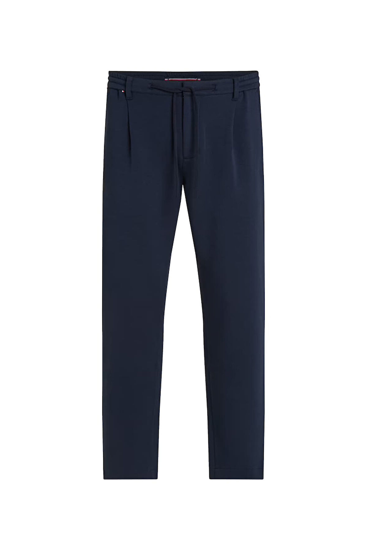 Erkek Beli Bağcıklı Pileli Konforlu Pantolon - Lacivert | 34/30