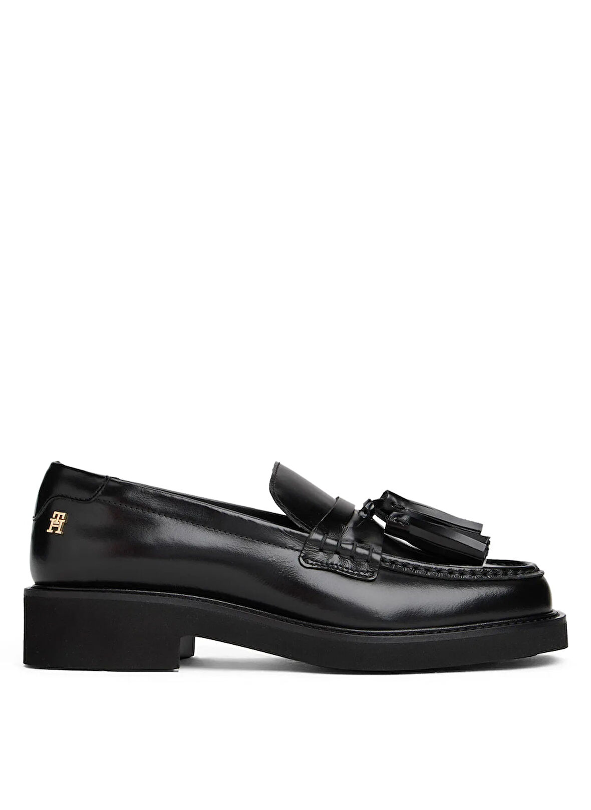 Tommy Hilfiger Deri Siyah Kadın Günlük Ayakkabı FW0FW08749