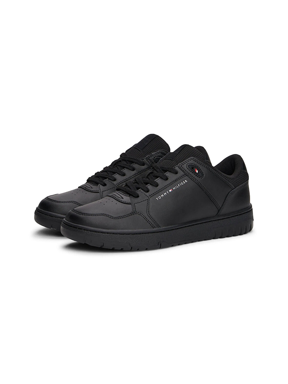 Tommy Hilfiger Siyah Erkek Sneaker TH BASKET CORE LITE LTH MIX