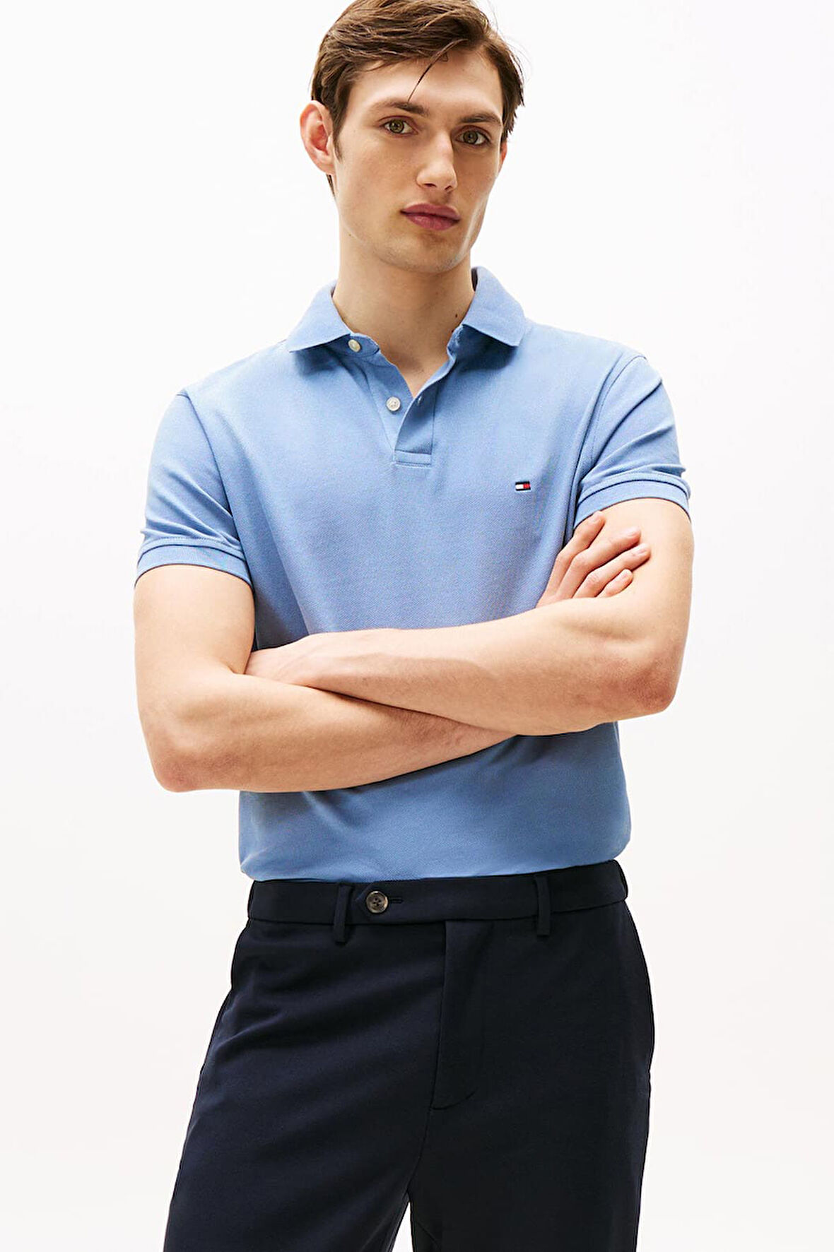 Erkek 1985 Regular Polo Yaka T-Shirt - Açık Mavi | S