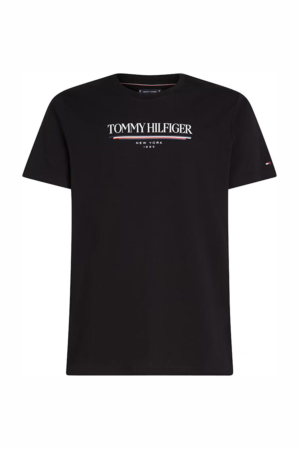 Erkek TH Brand Love Hilfiger Tee – Siyah | XL