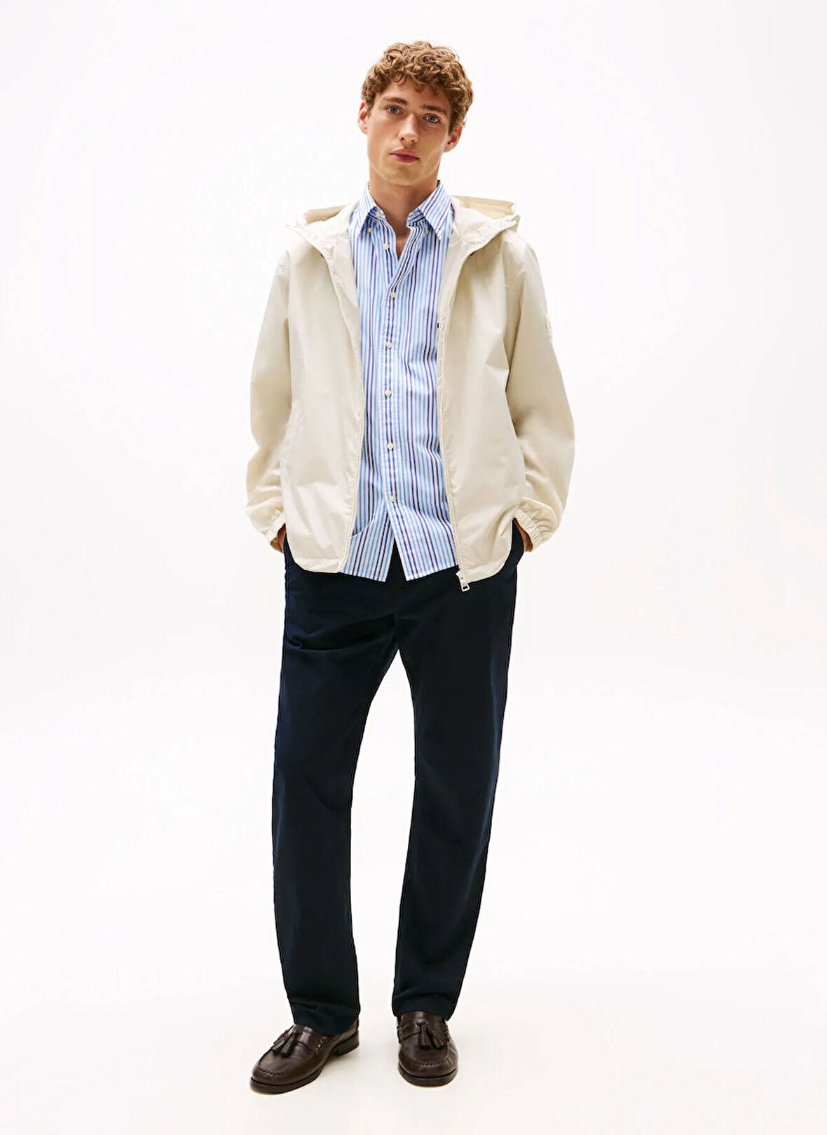 Tommy Hilfiger Normal Bel Normal Paça Normal Mavi Erkek Pantolon MW0MW40263DW5_CORE MERCER ESSENTIAL
