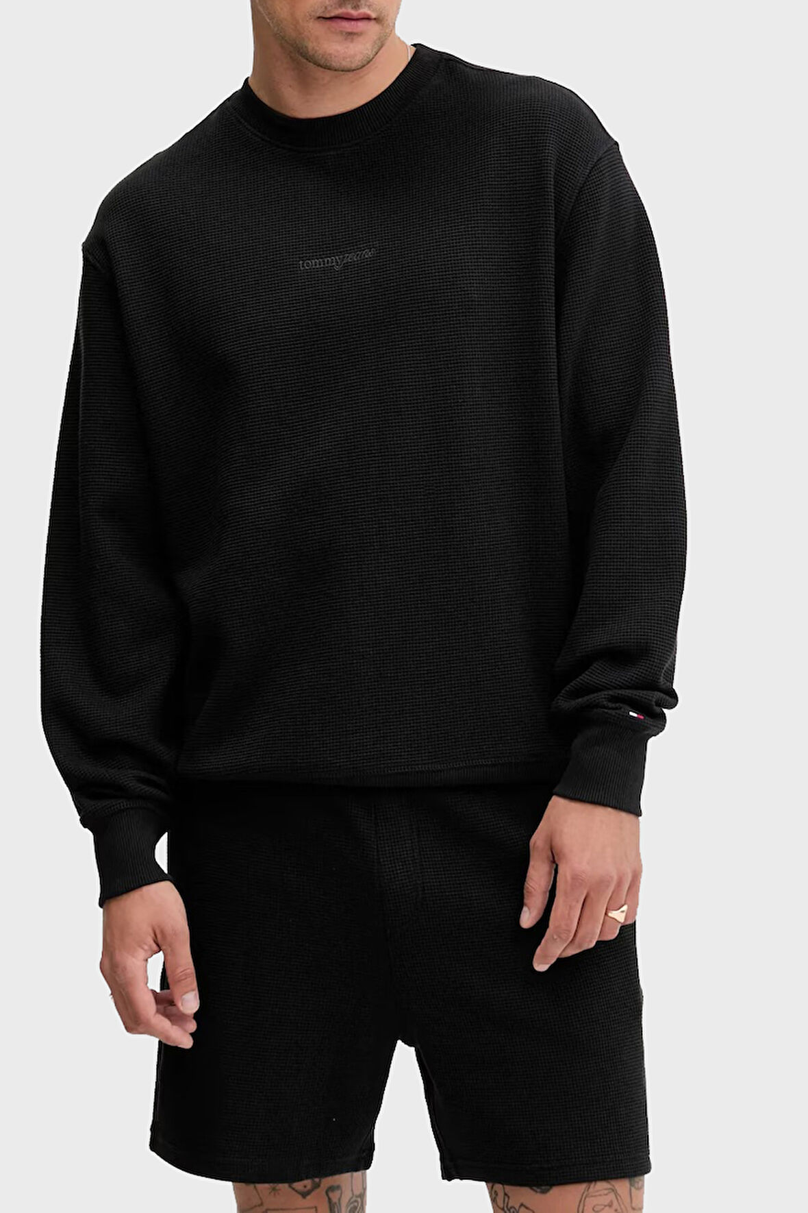 Tommy Jeans Erkek Sweat DM0DM21622 BDS