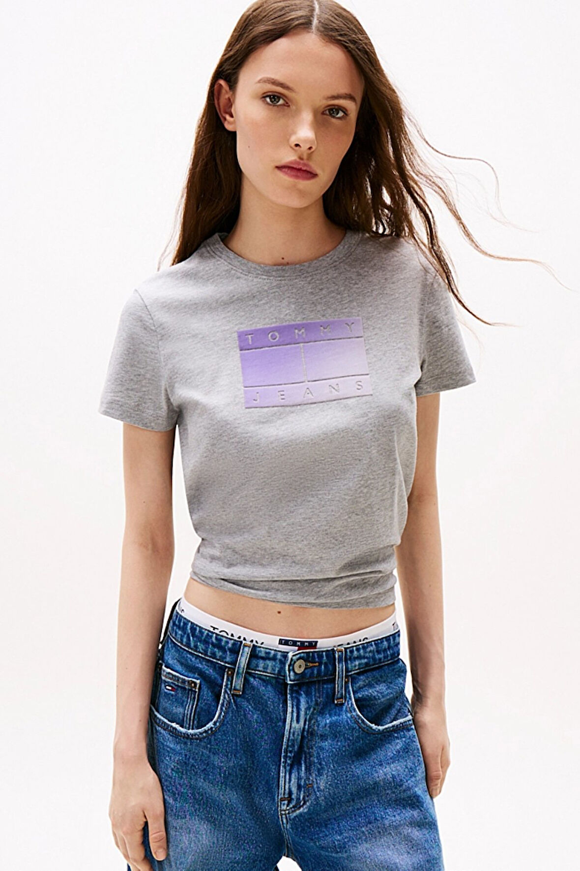 Tommy Jeans Kadın Tişört-DW0DW20905