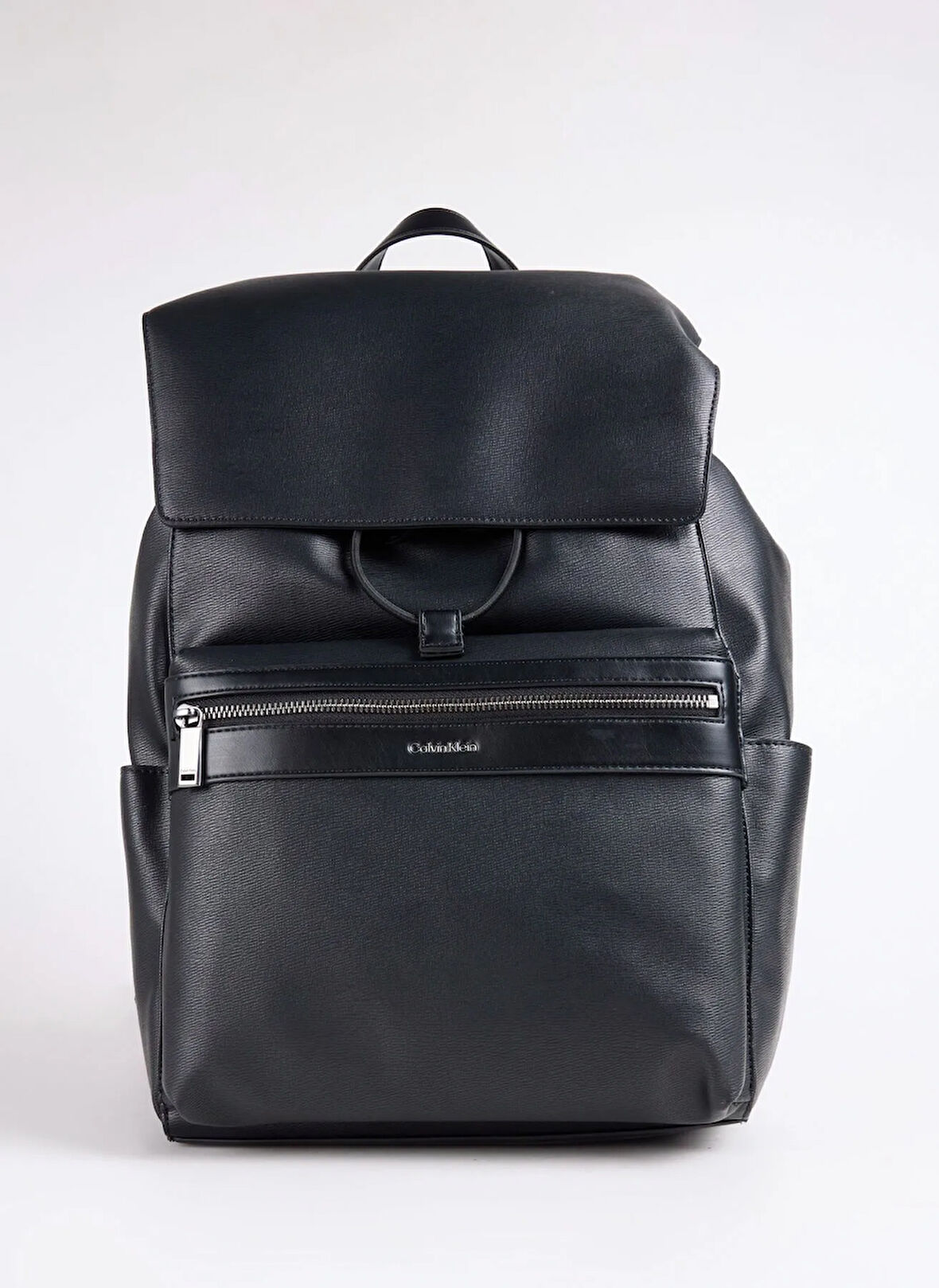 Calvin Klein Siyah Erkek Sırt Çantası ZIP FLAP BACKPACK