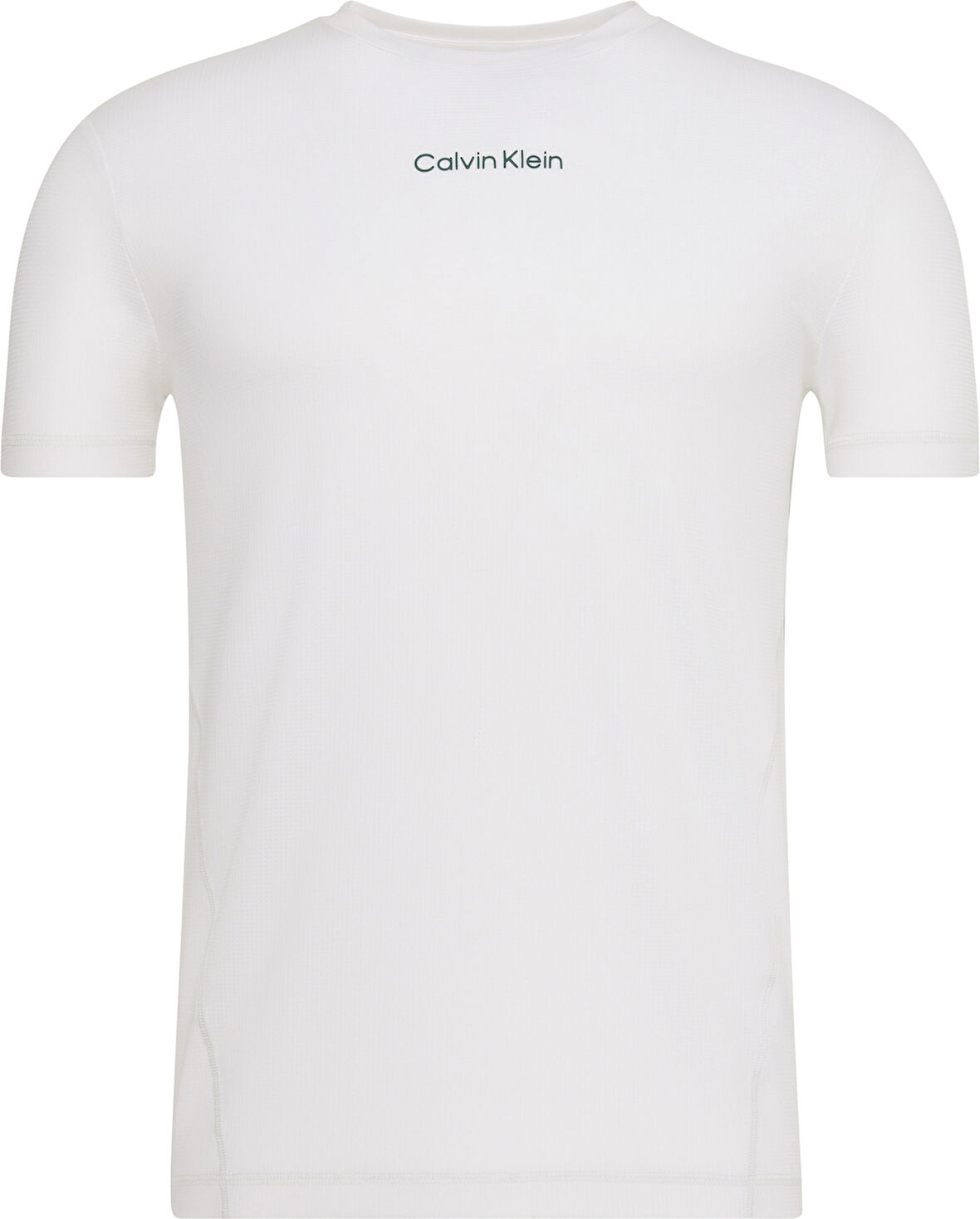 CALVIN KLEIN Erkek Marka Logolu Organik Pamuklu Günlük Kullanıma Uygun Beyaz T-Shirt LVGMF5K101 100