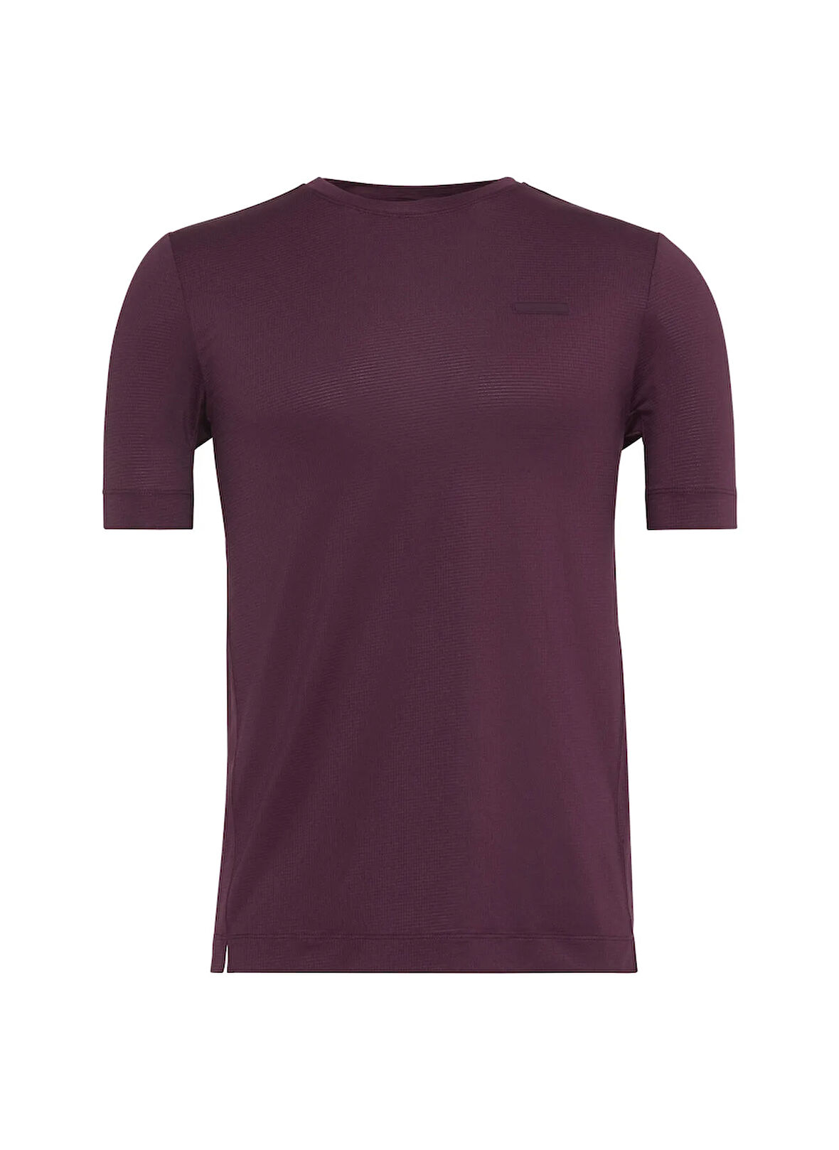 Calvin Klein Jeans Bisiklet Yaka Düz Mor Erkek T-Shirt LVGMS5K176YTV SS LT WT TEE