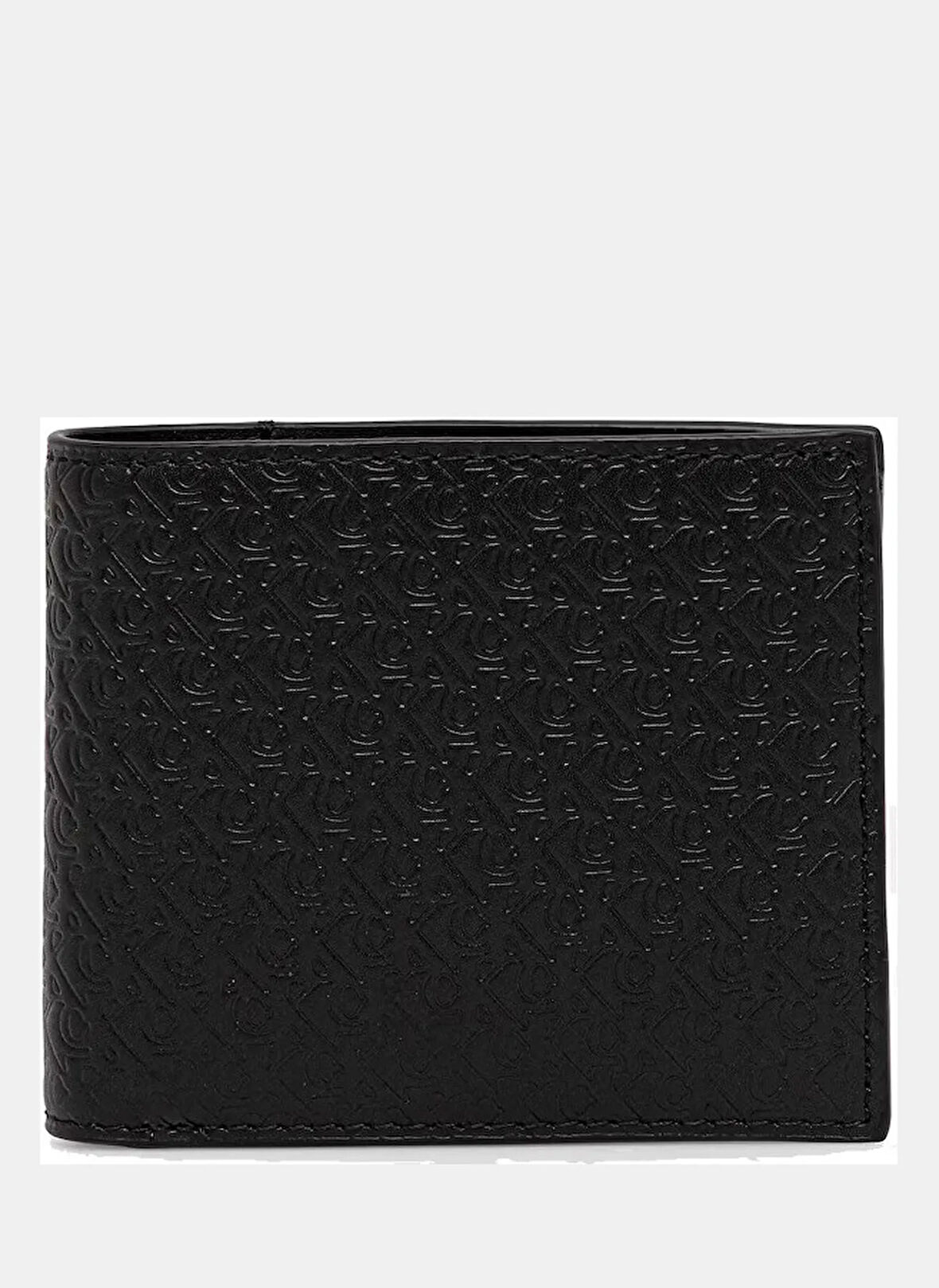 Calvin Klein Siyah Erkek Cüzdan AOP OUTLINE BILLFOLD W/COIN