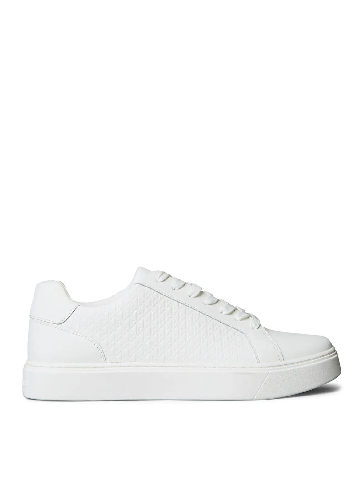 Calvin Klein Beyaz Erkek Sneaker CLASSIC CUPSOLE LACEUP AOP