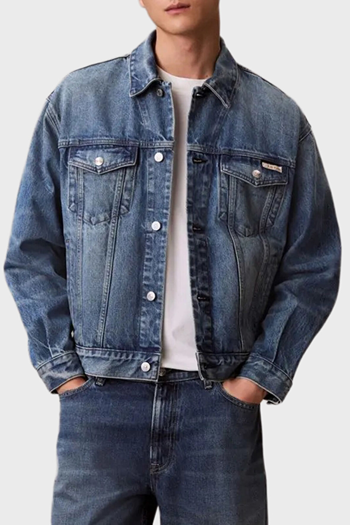 Calvin Klein Erkek Kot Ceket LV04RD706G ZY2