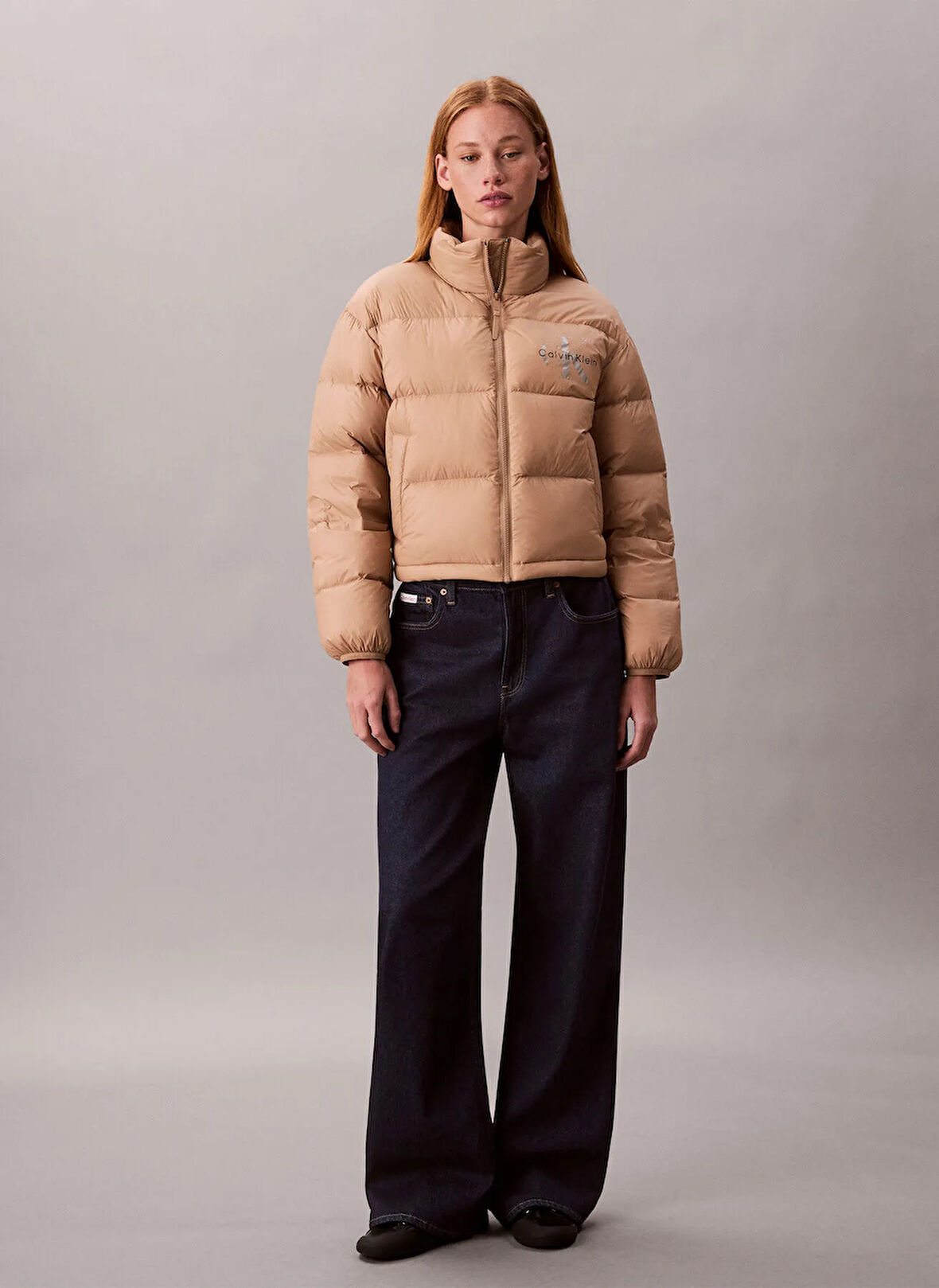 Calvin Klein Jeans Standart Kahve Kadın Ceket LV047D503GPAI