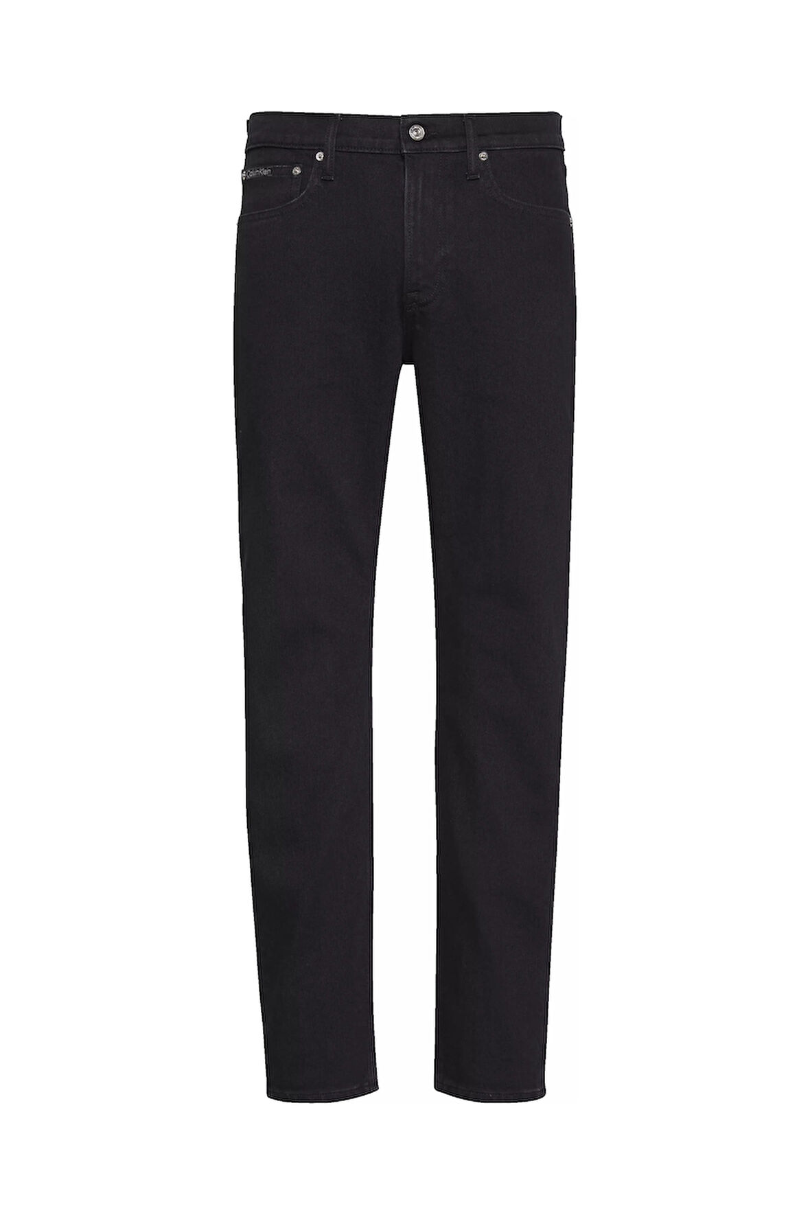 Erkek Slim Fit Daralan Paça Termal Jean Pantolon - Siyah | 33/32