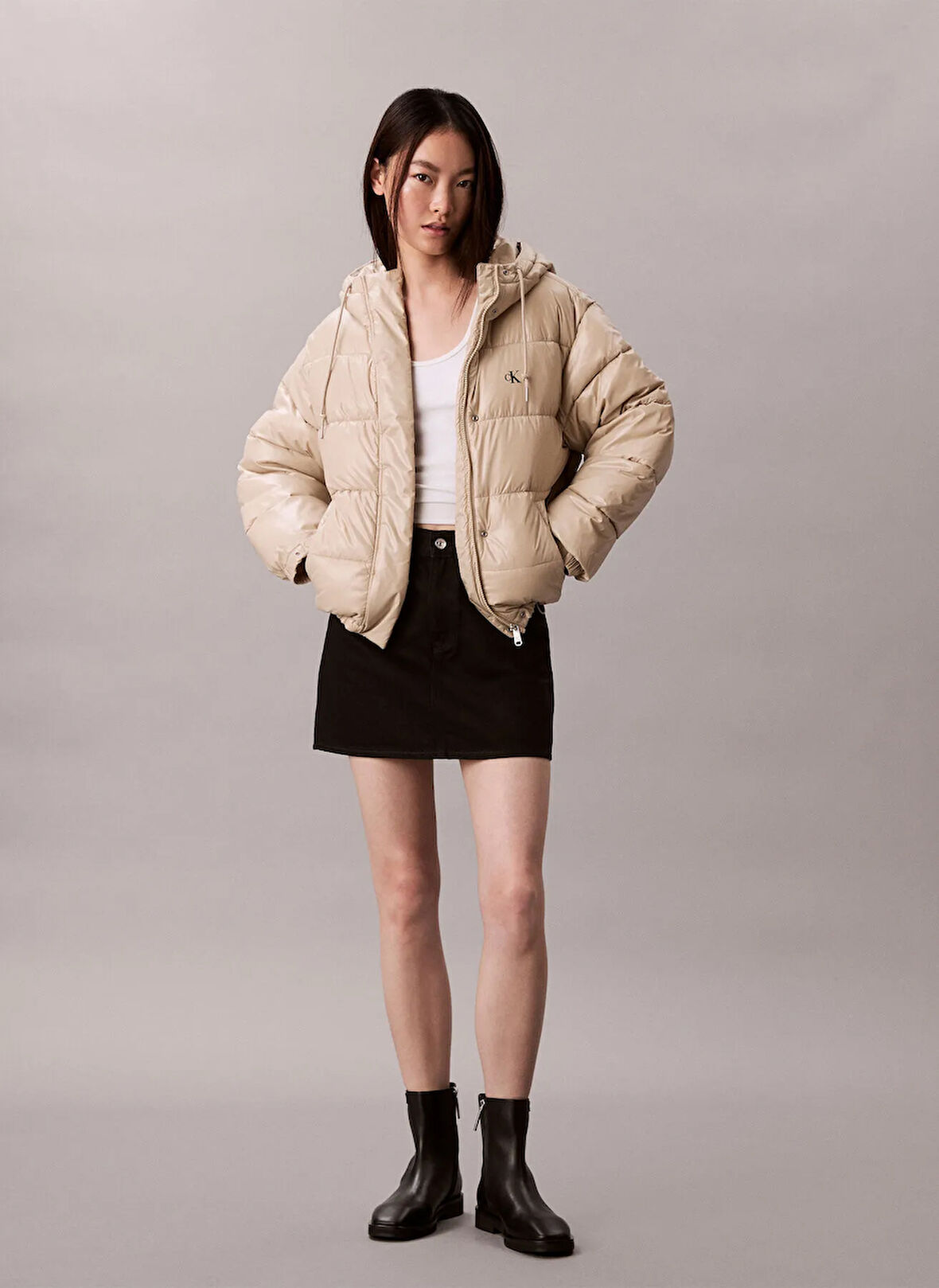 Calvin Klein Jeans Kahve Kadın Mont LV047D505GNSU