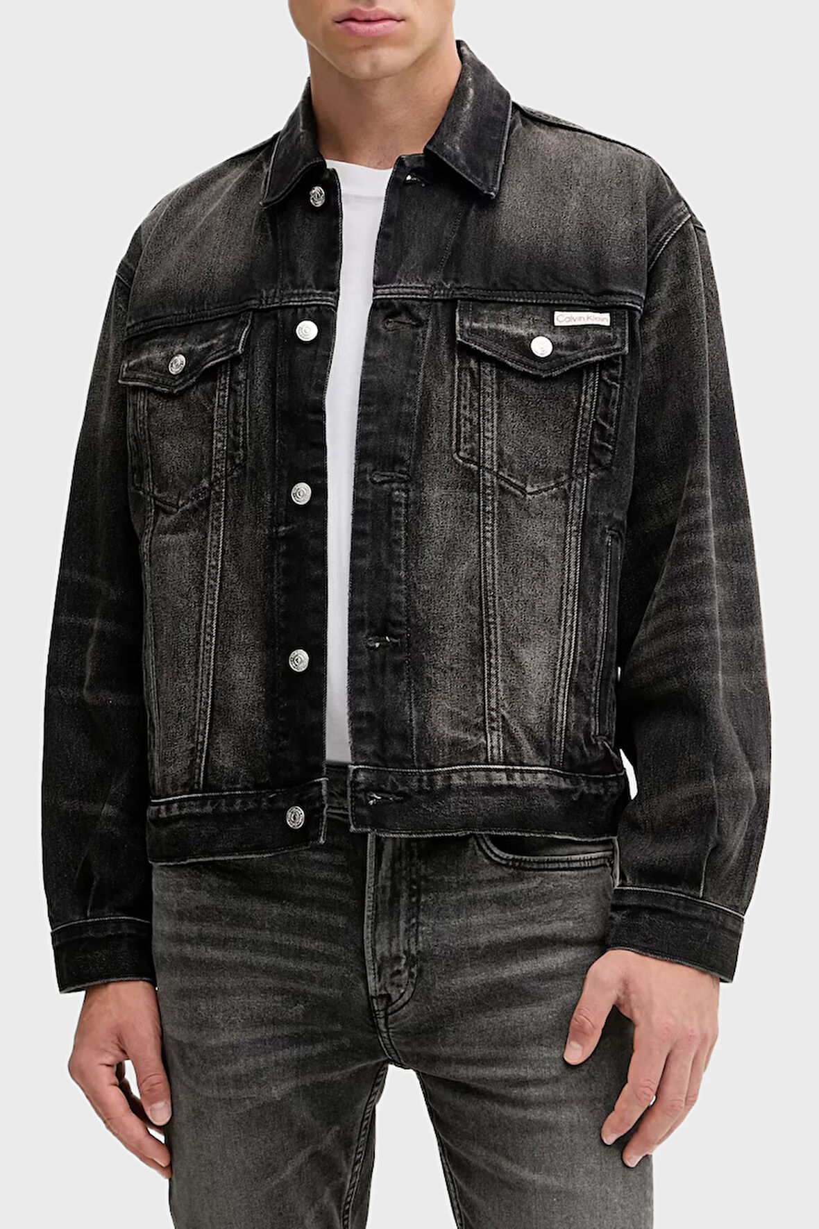 Calvin Klein Erkek Kot Ceket LV04RD707G 01G