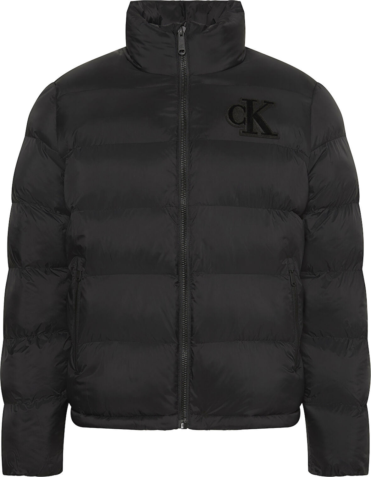 CALVIN KLEIN Erkek Marka Logolu Şık Görünüşlü Kış Kullanımına Uygun Siyah Mont LV04RD528G UB1