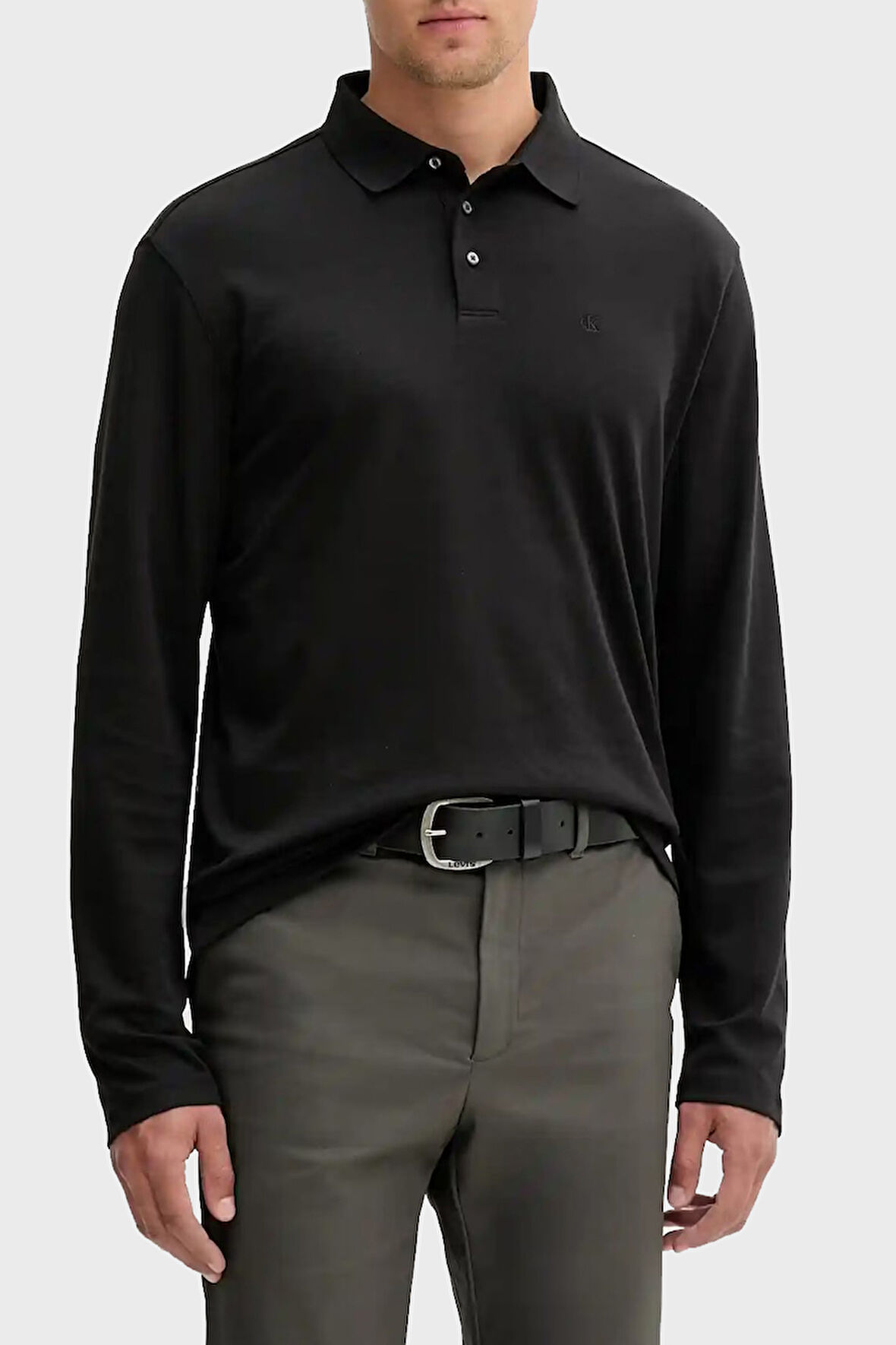 Calvin Klein Erkek Polo Yaka Sweat LV040EM909 UB1