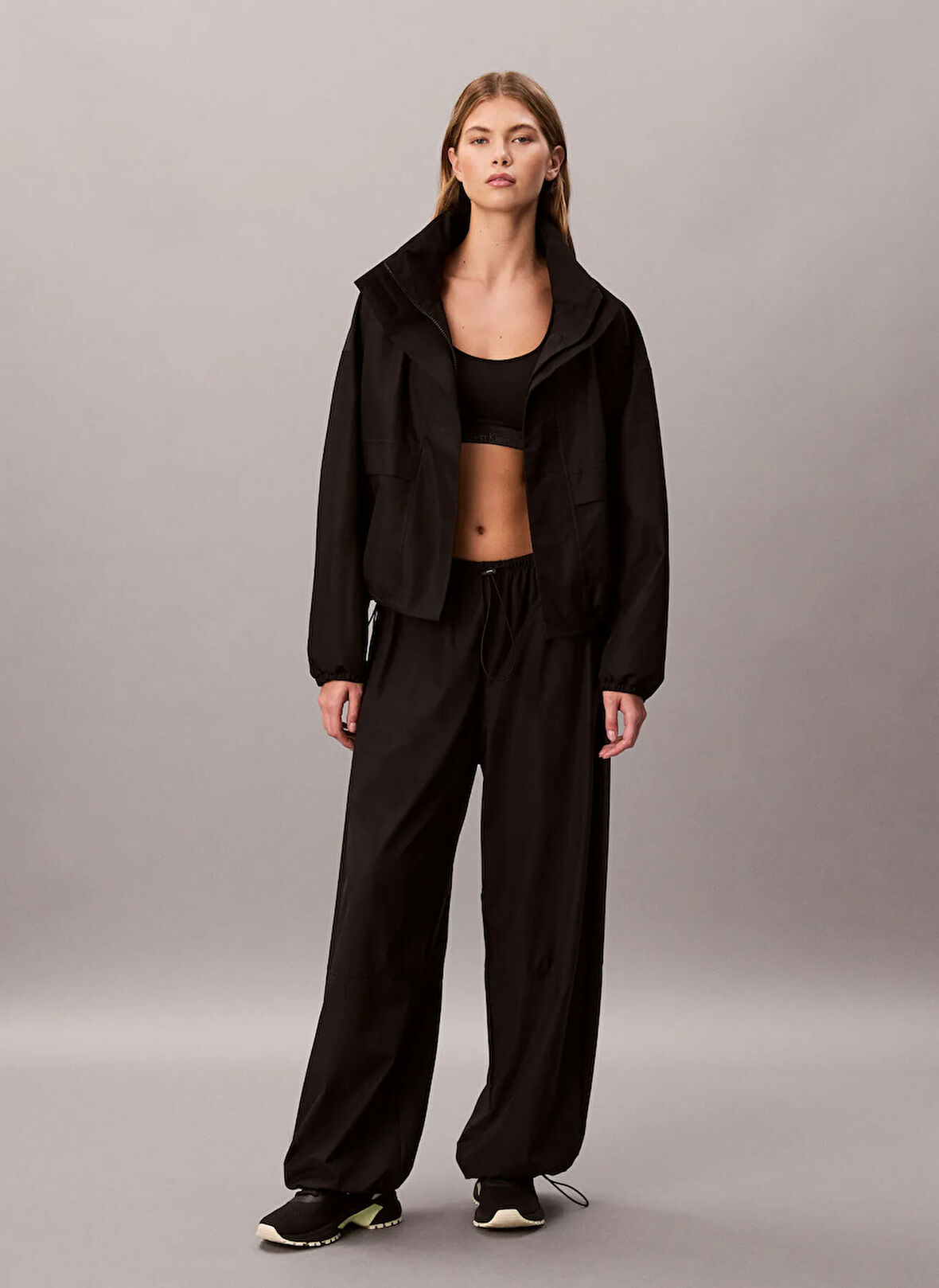 Calvin Klein Standart Siyah Kadın Ceket LVGWF5O513UB1