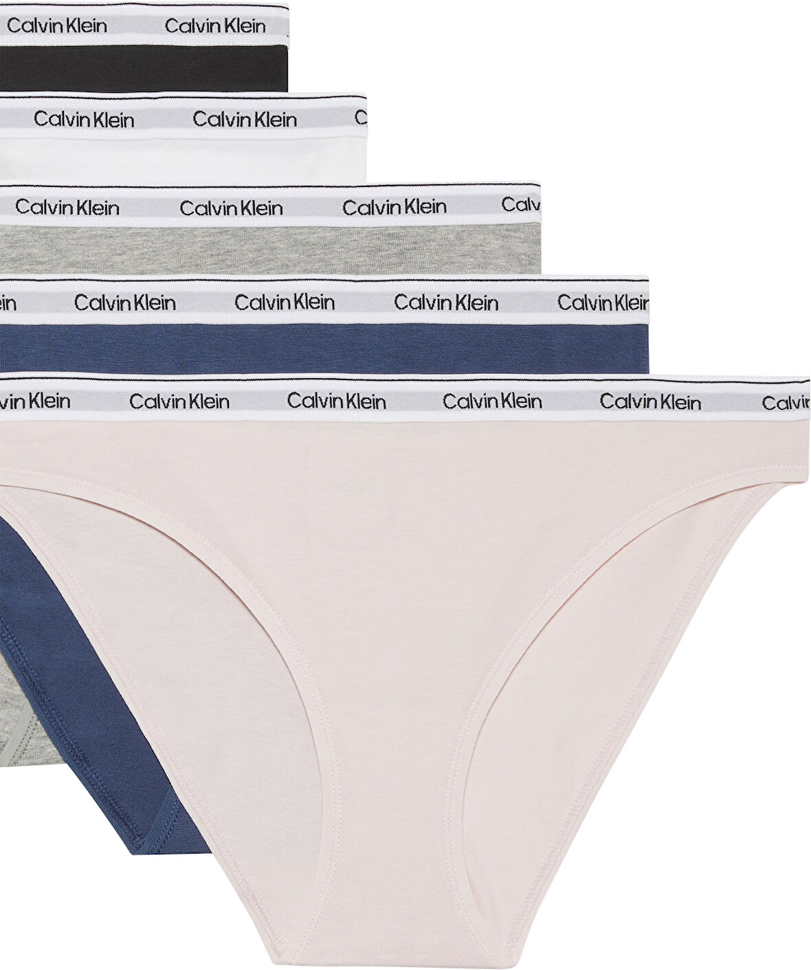 CALVIN KLEIN Kadın Marka Logolu Elastik Bantlı Günlük Kullanıma Uygun Mavi Külot 000QD5208E 31V