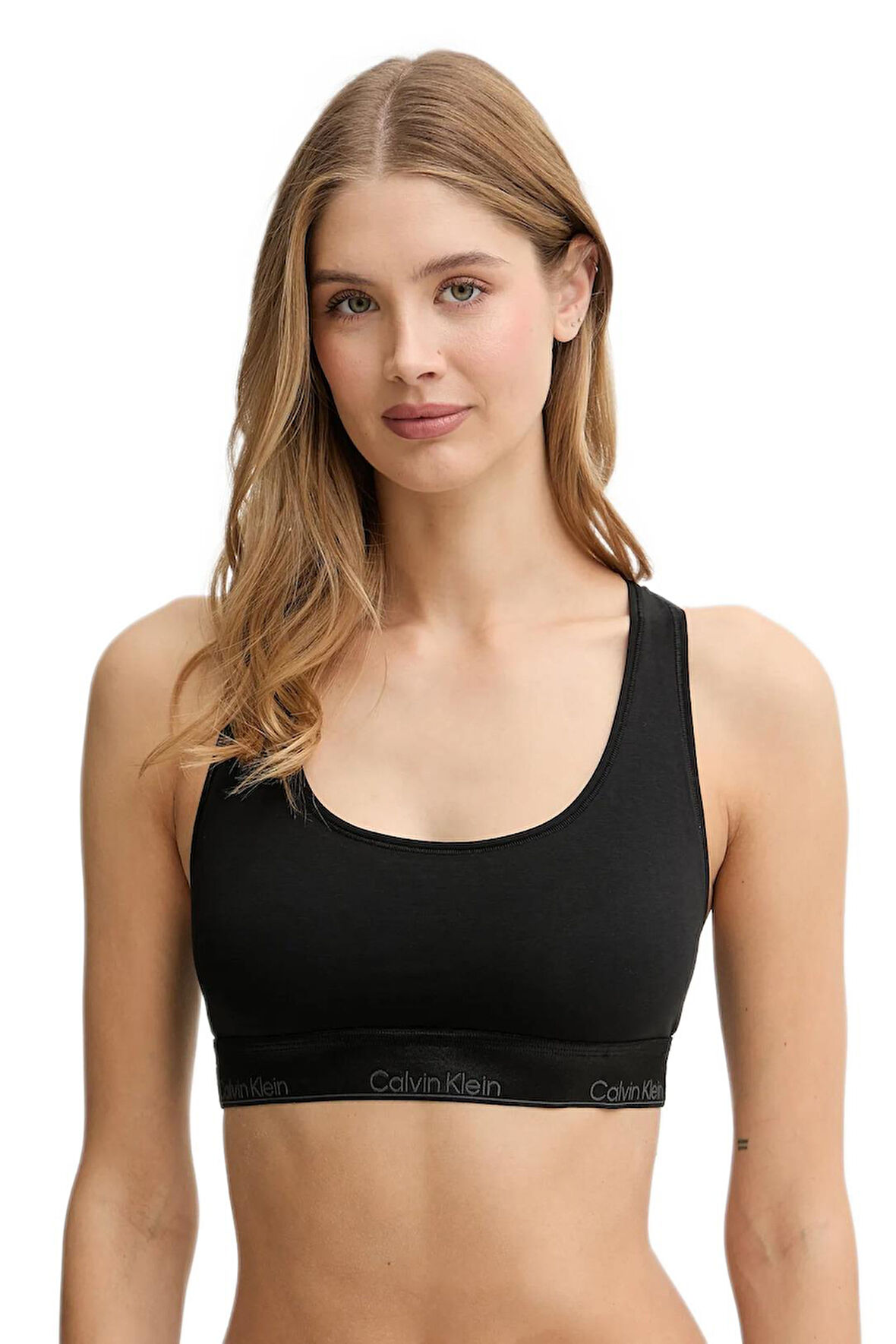 Calvin Klein Kadın Siyah Desteksiz Bralette Sütyen LV00QF8547