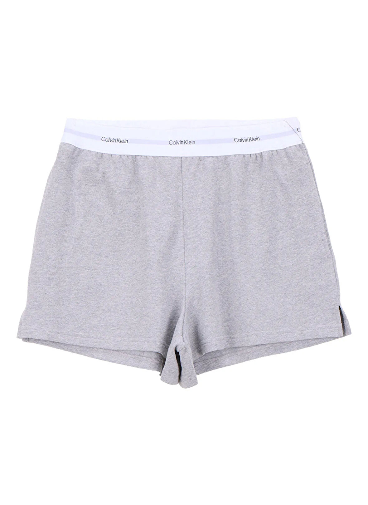 Calvin Klein Gri Kadın Pijama Alt LOGO JERSEY SHORT
