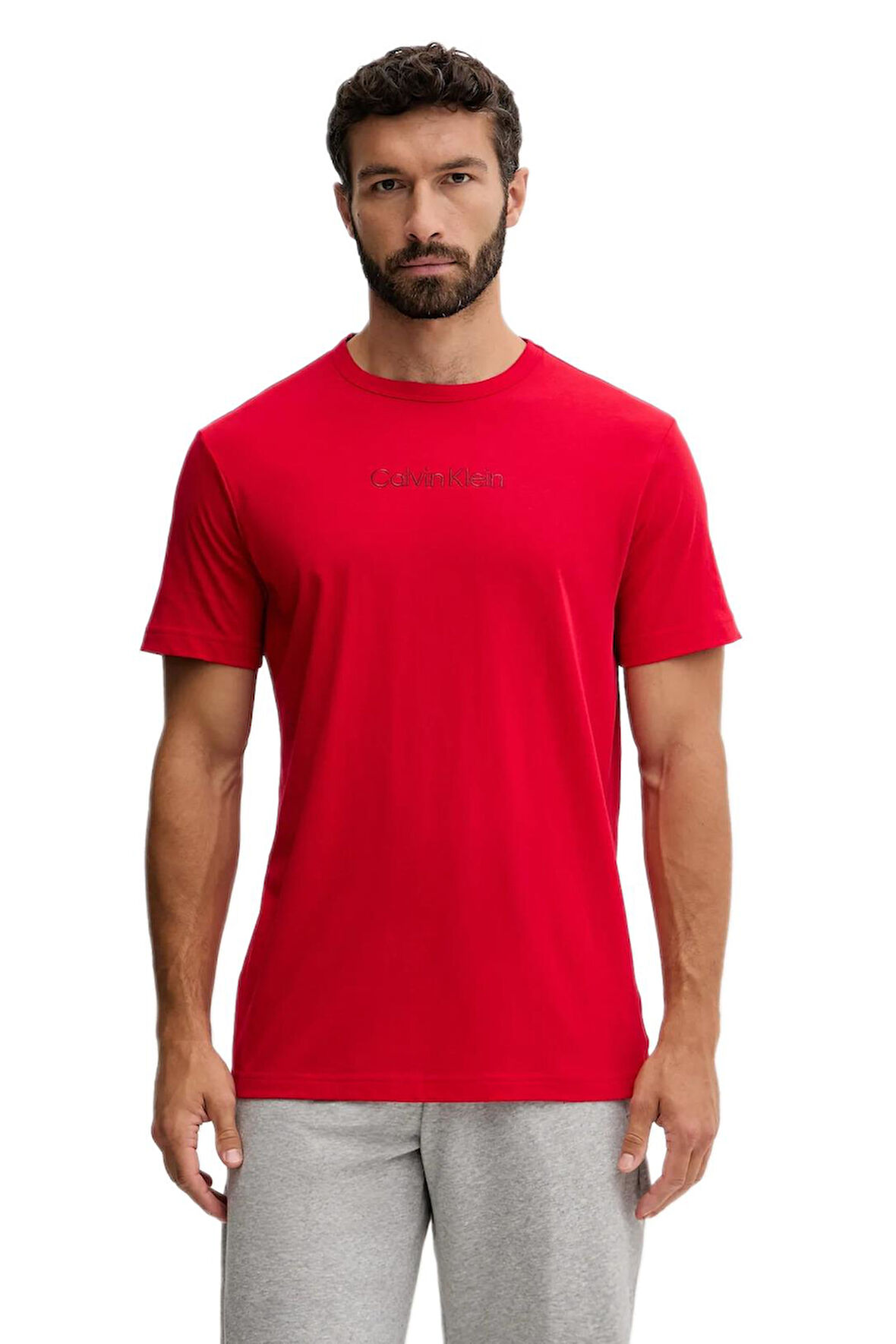 Calvin Klein Kadın Kırmızı T-Shirt 000NM2748E 