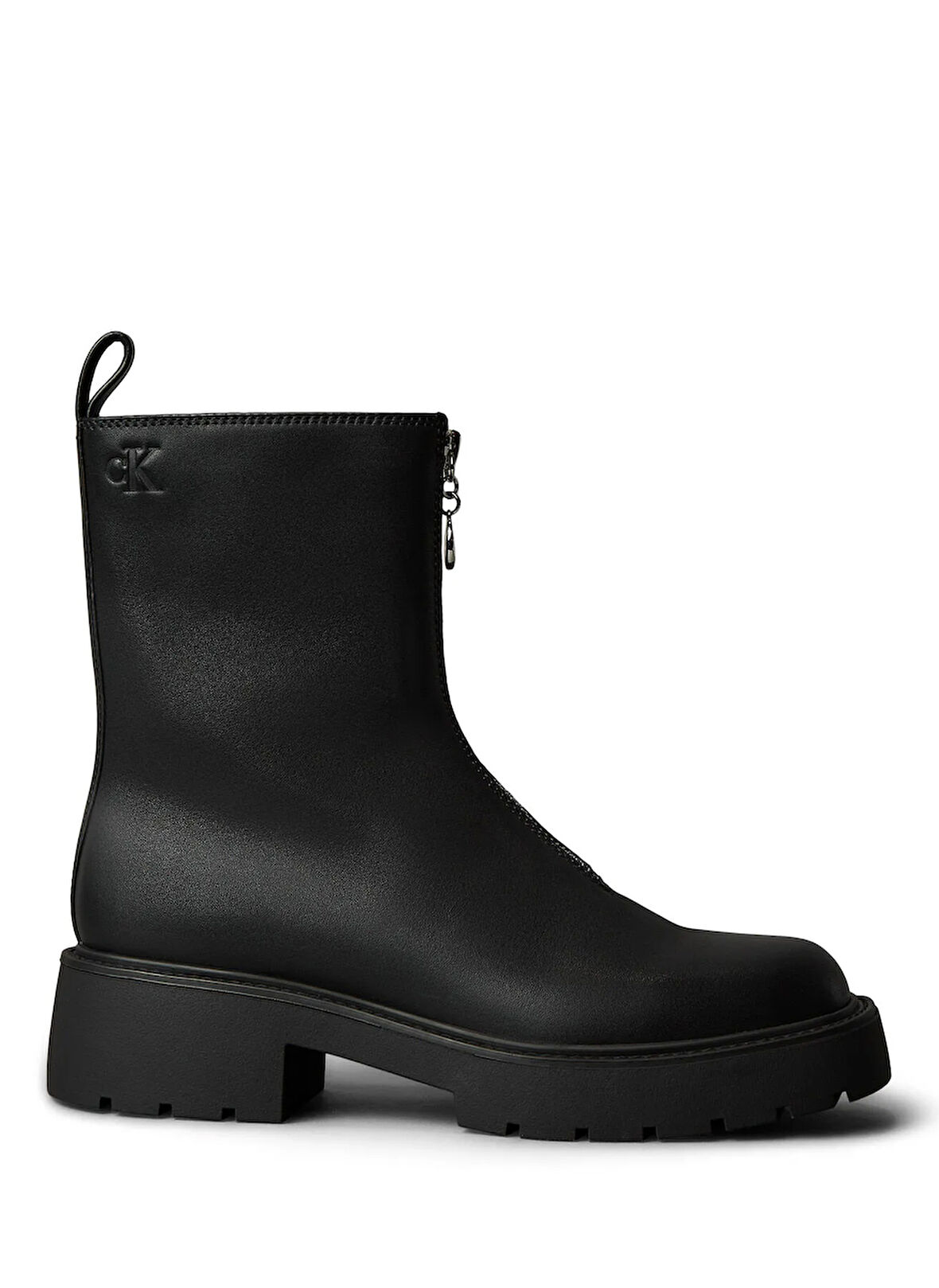 Calvin Klein Deri Siyah Kadın Bot YW0YW01907BEH