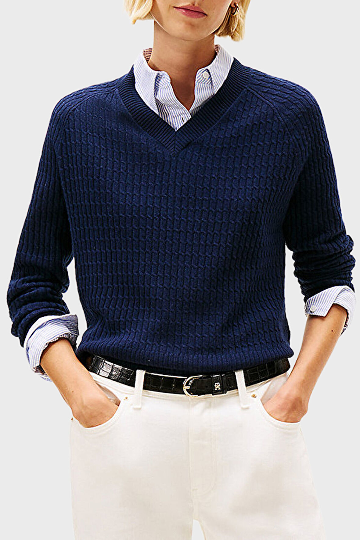 Tommy Hilfiger Kadın Kazak WW0WW46417 0Z0