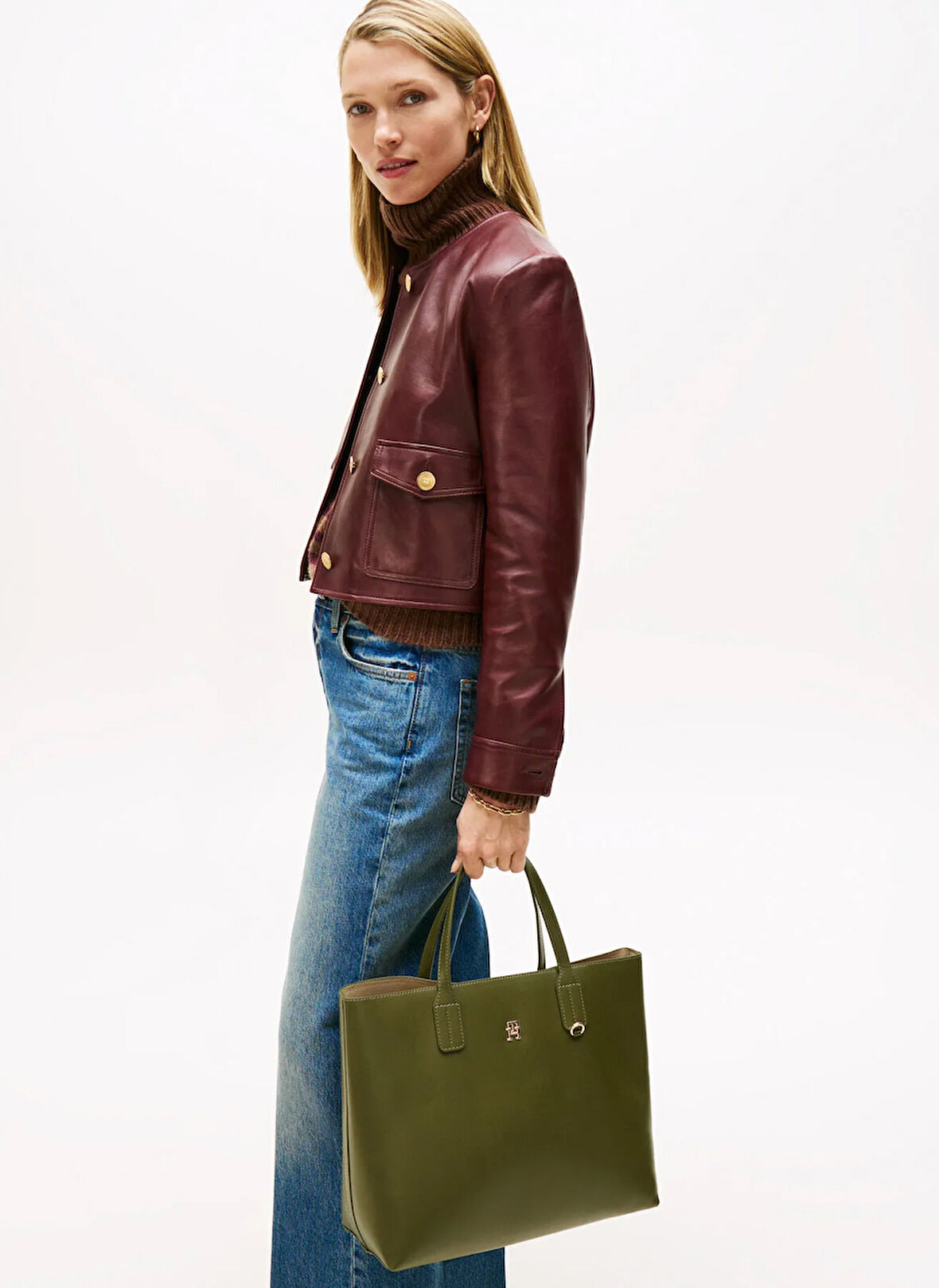 Tommy Hilfiger Haki Kadın El Çantası AW0AW17683MT1