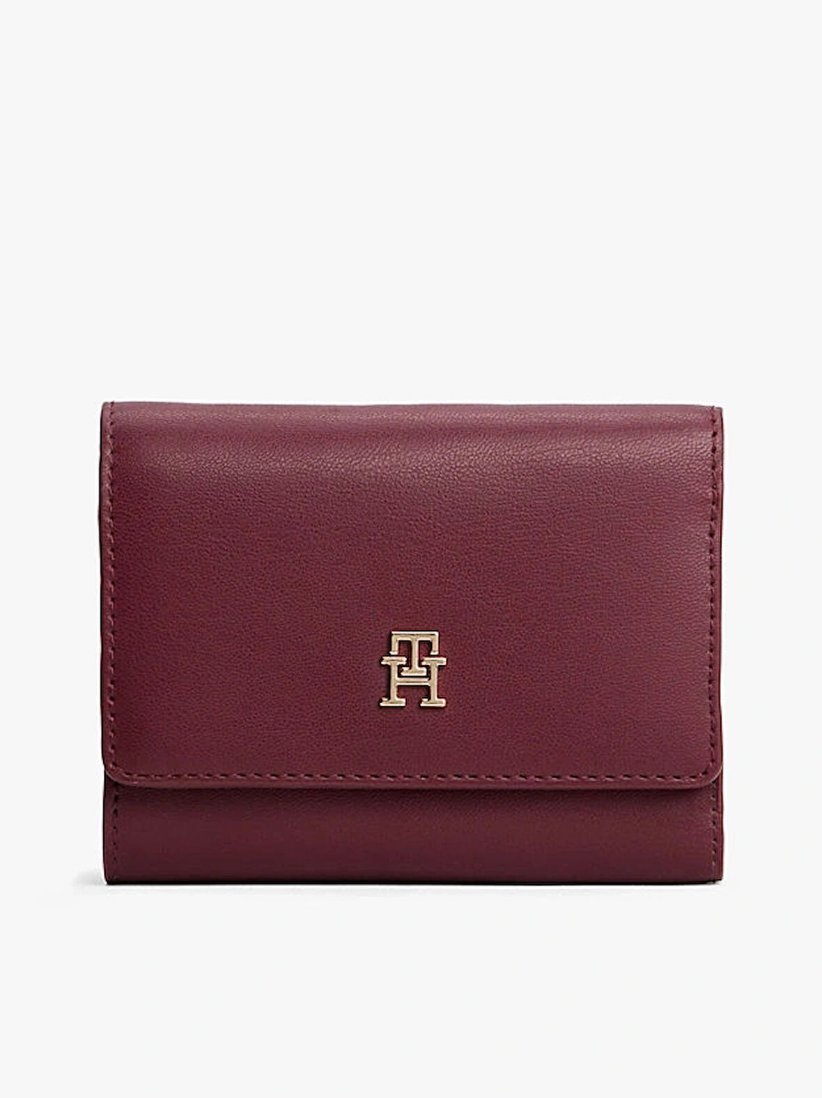Tommy Hilfiger TH Icon Üç Katlı Kadın Mor Cüzdan AW0AW17737VLP