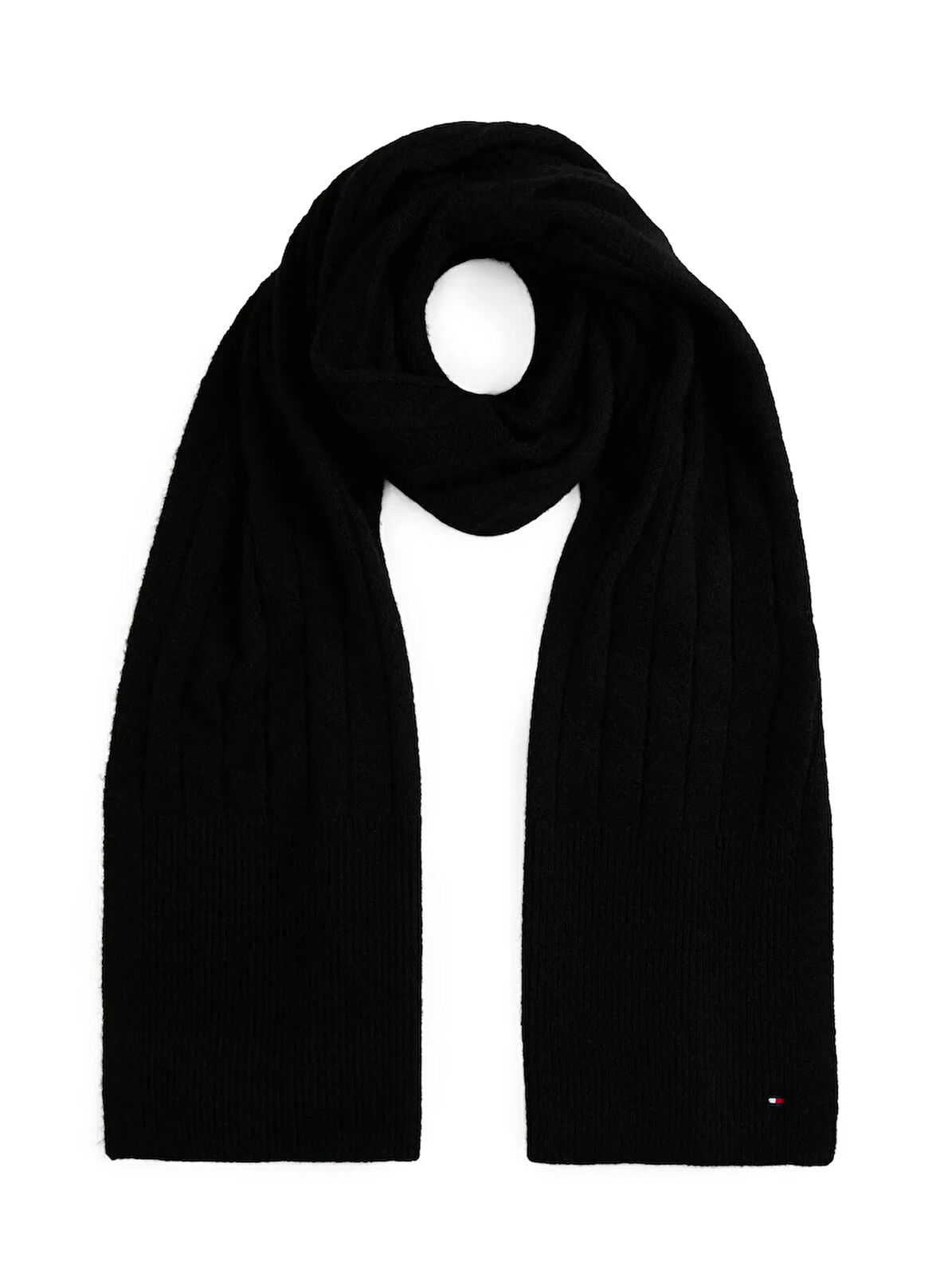 Tommy Hilfiger Siyah Kadın Atkı AW0AW17787BDS