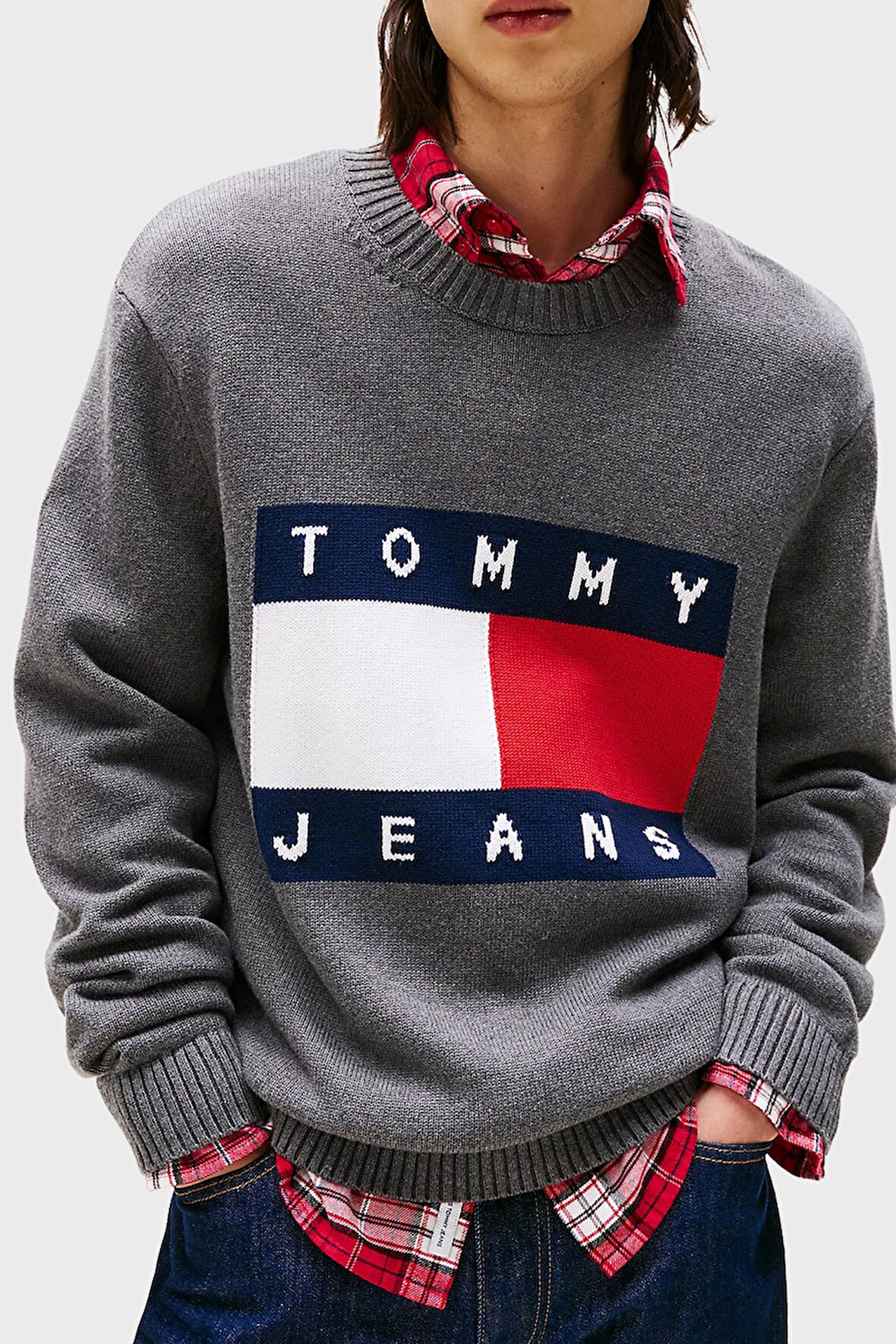 Tommy Jeans Erkek Kazak DM0DM22105 PU2