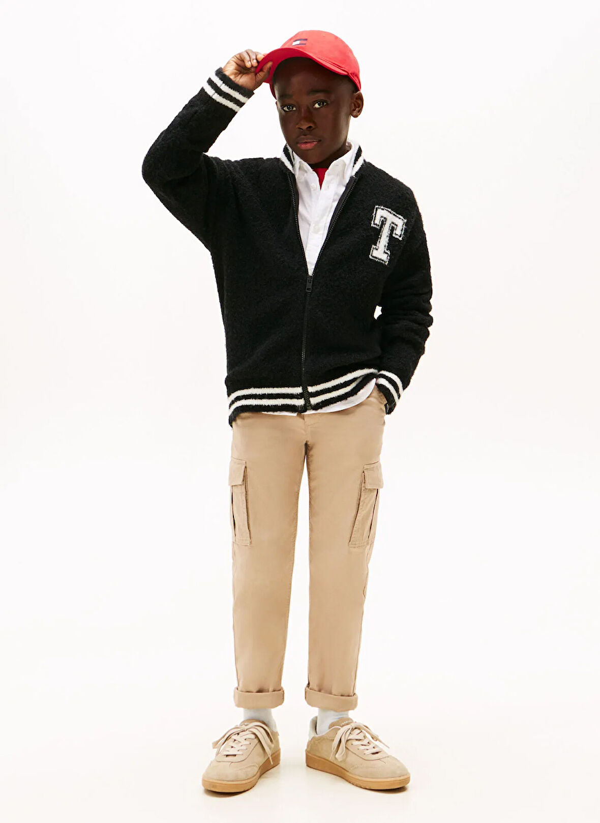 Tommy Hilfiger Siyah Erkek Çocuk Hırka KB0KB09975BDS