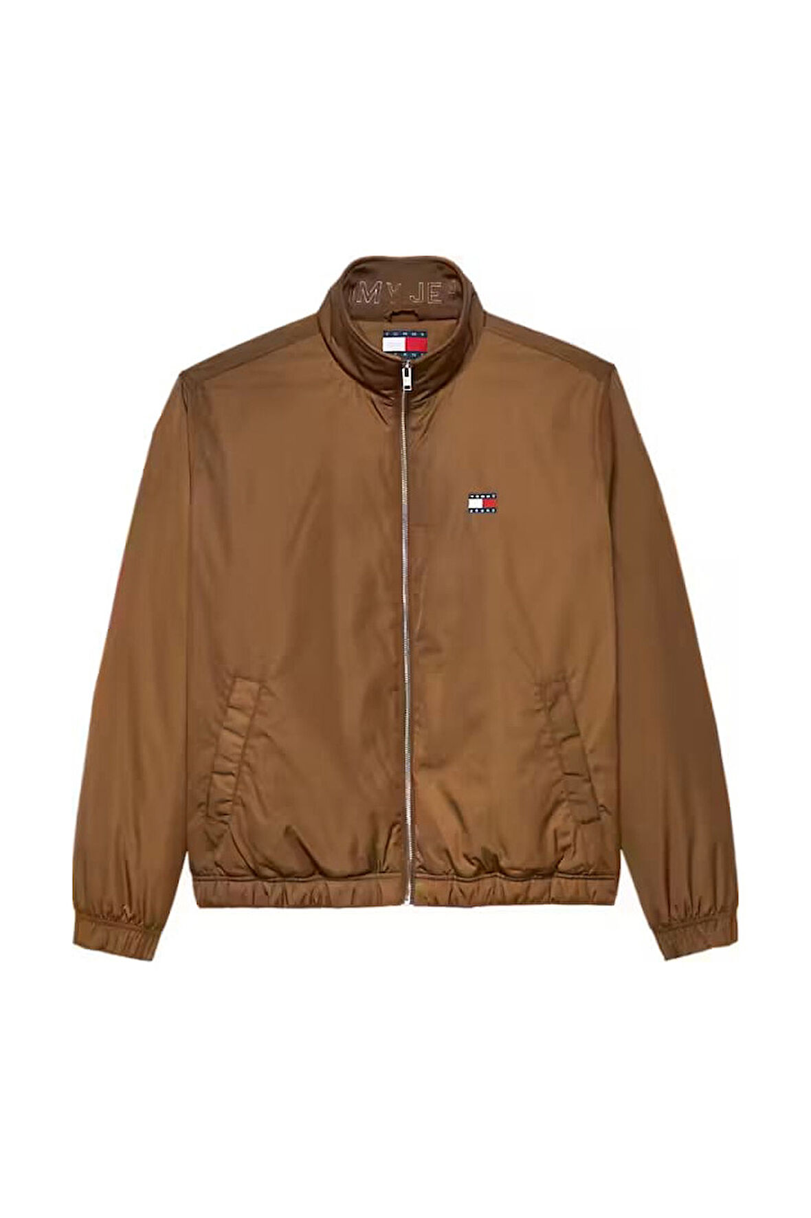 Erkek Dik Yaka Dolgulu Mont - Kahverengi | S