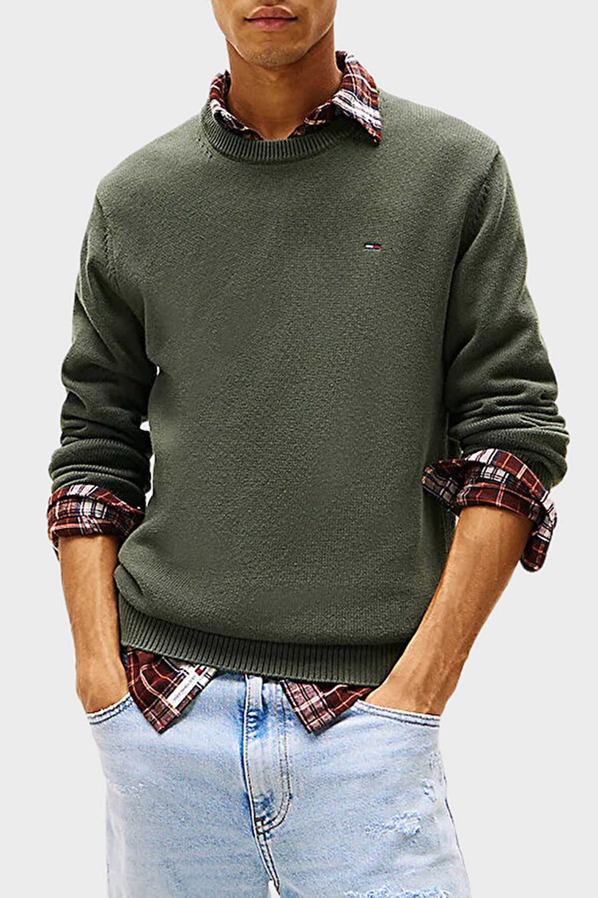 Tommy Jeans Erkek Kazak DM0DM21787 MRH