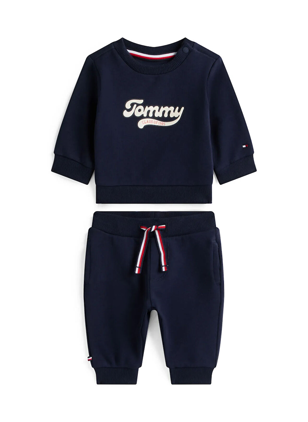 Tommy Hilfiger Baskılı Lacivert Bebek Eşofman Takımı KN0KN02109C1G