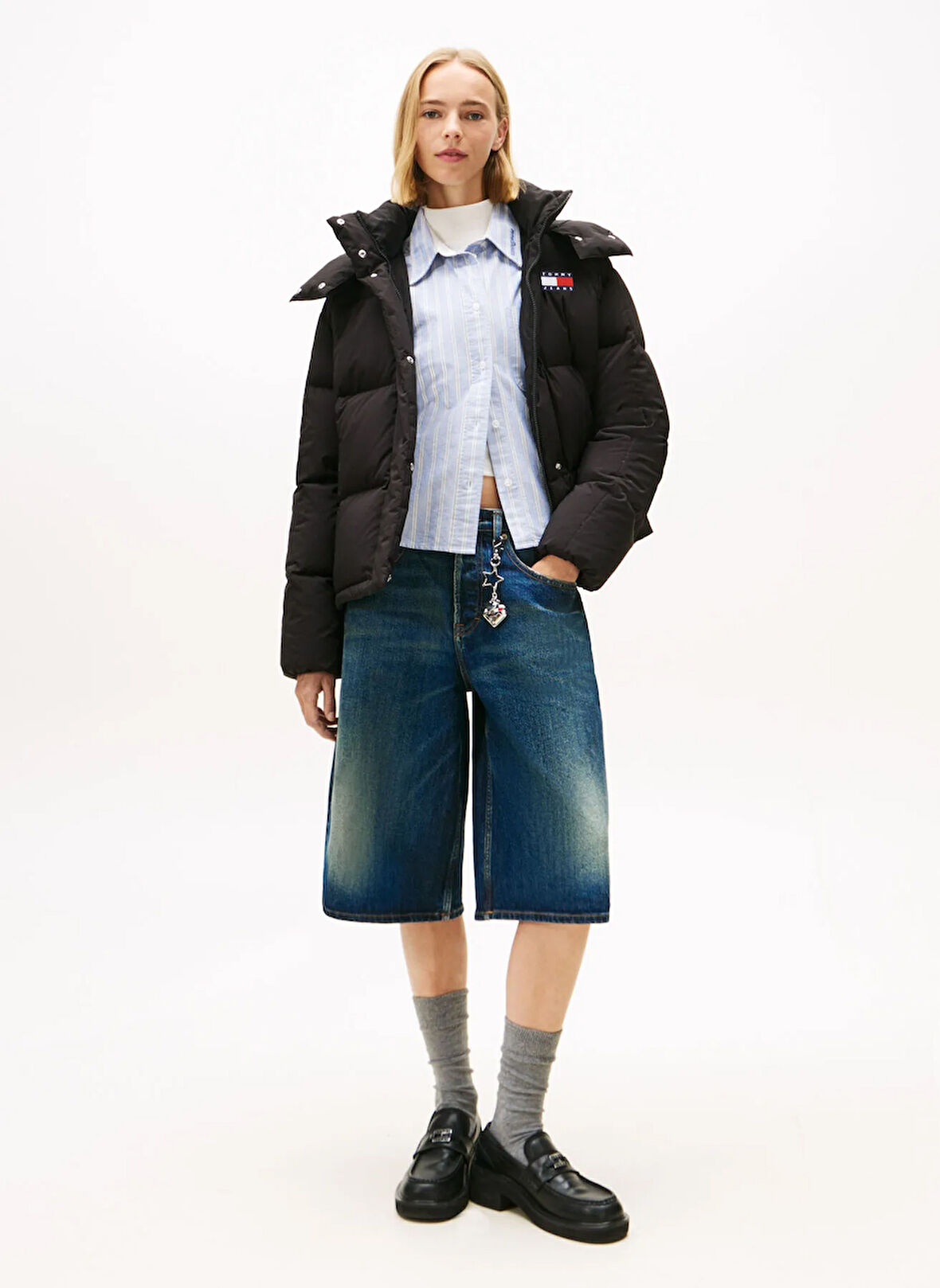 Tommy Jeans Siyah Kadın Mont DW0DW21623BDS