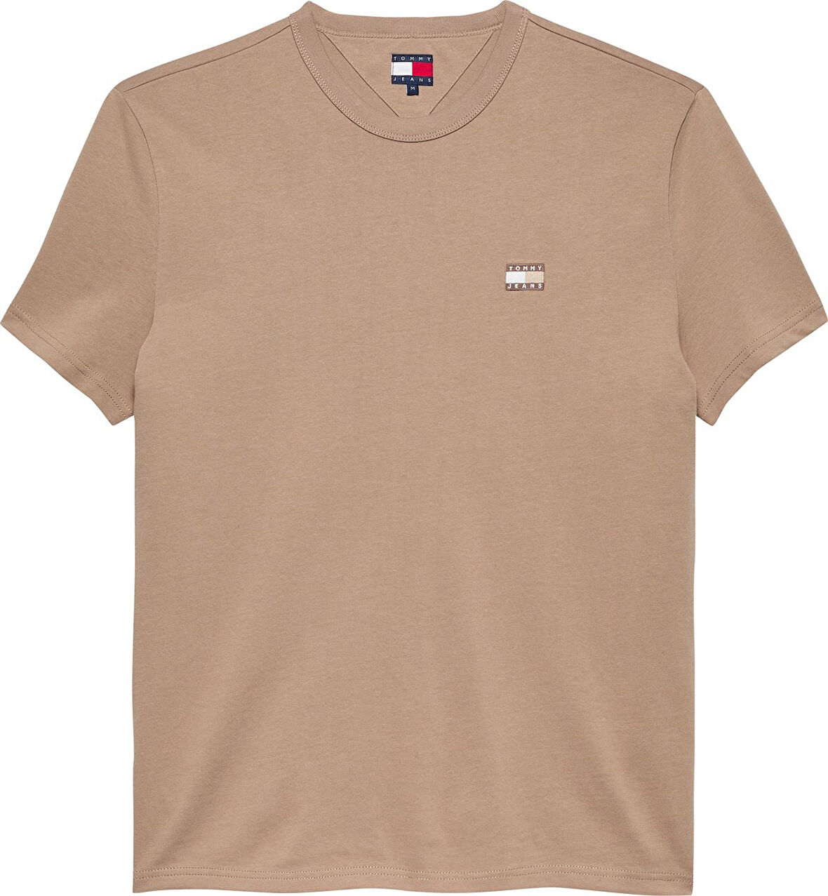 TJM REG BADGE TEE EXT Erkek Kahverengi T-Shirt - DM0DM20322