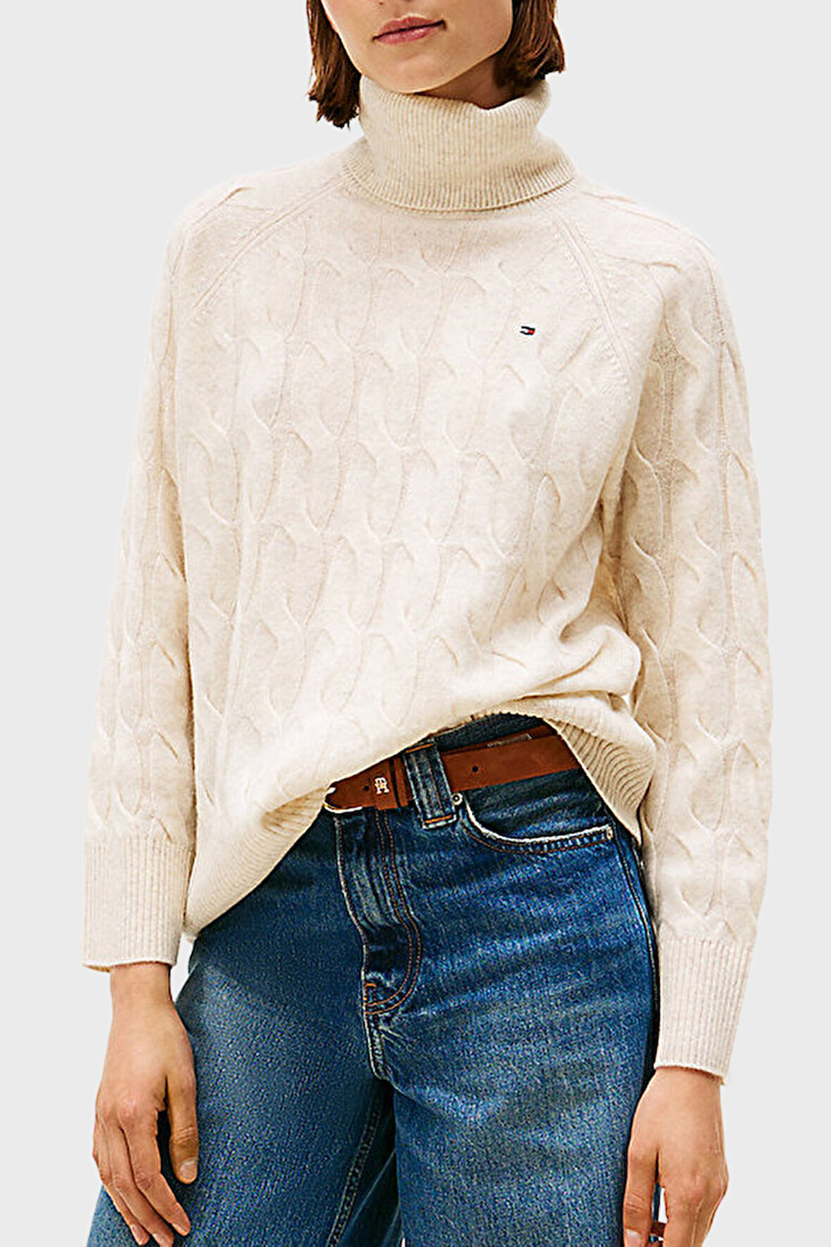 Tommy Hilfiger Kadın Kazak WW0WW46791 ADK