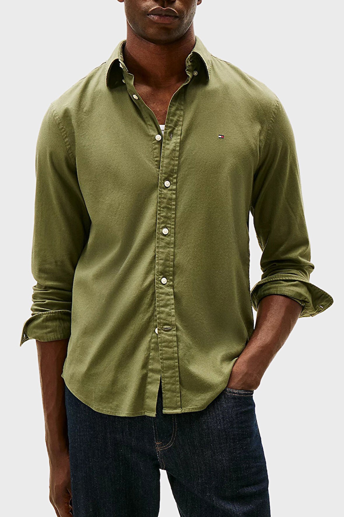 Tommy Hilfiger Erkek Gömlek MW0MW40469 PLI