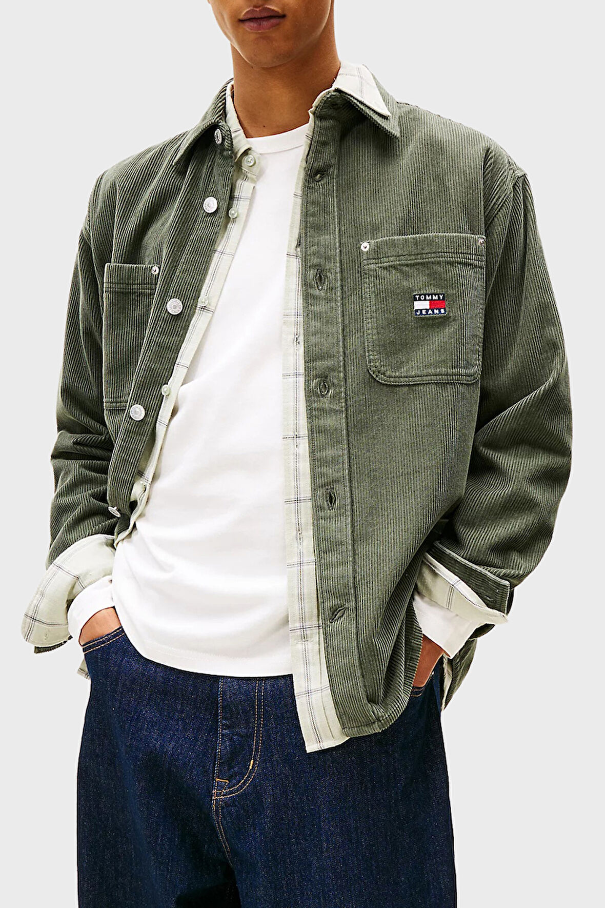 Tommy Jeans Erkek Gömlek DM0DM22016 MRH