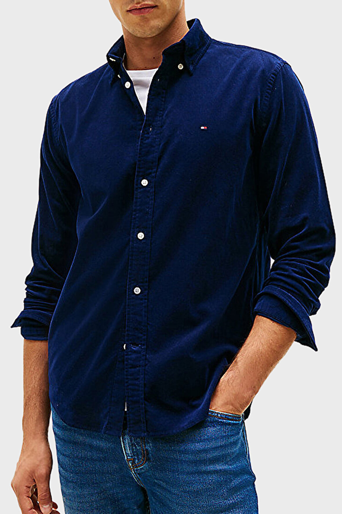 Tommy Hilfiger Erkek Gömlek MW0MW40469 C7G