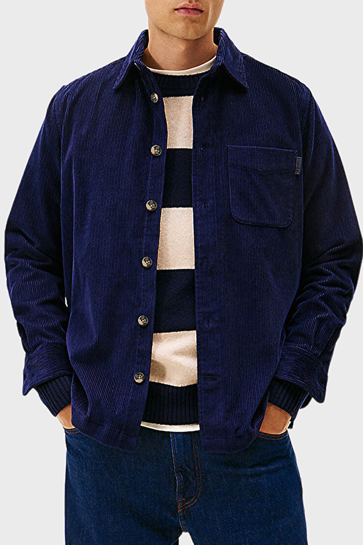 Tommy Hilfiger Erkek Gömlek MW0MW40489 BCL