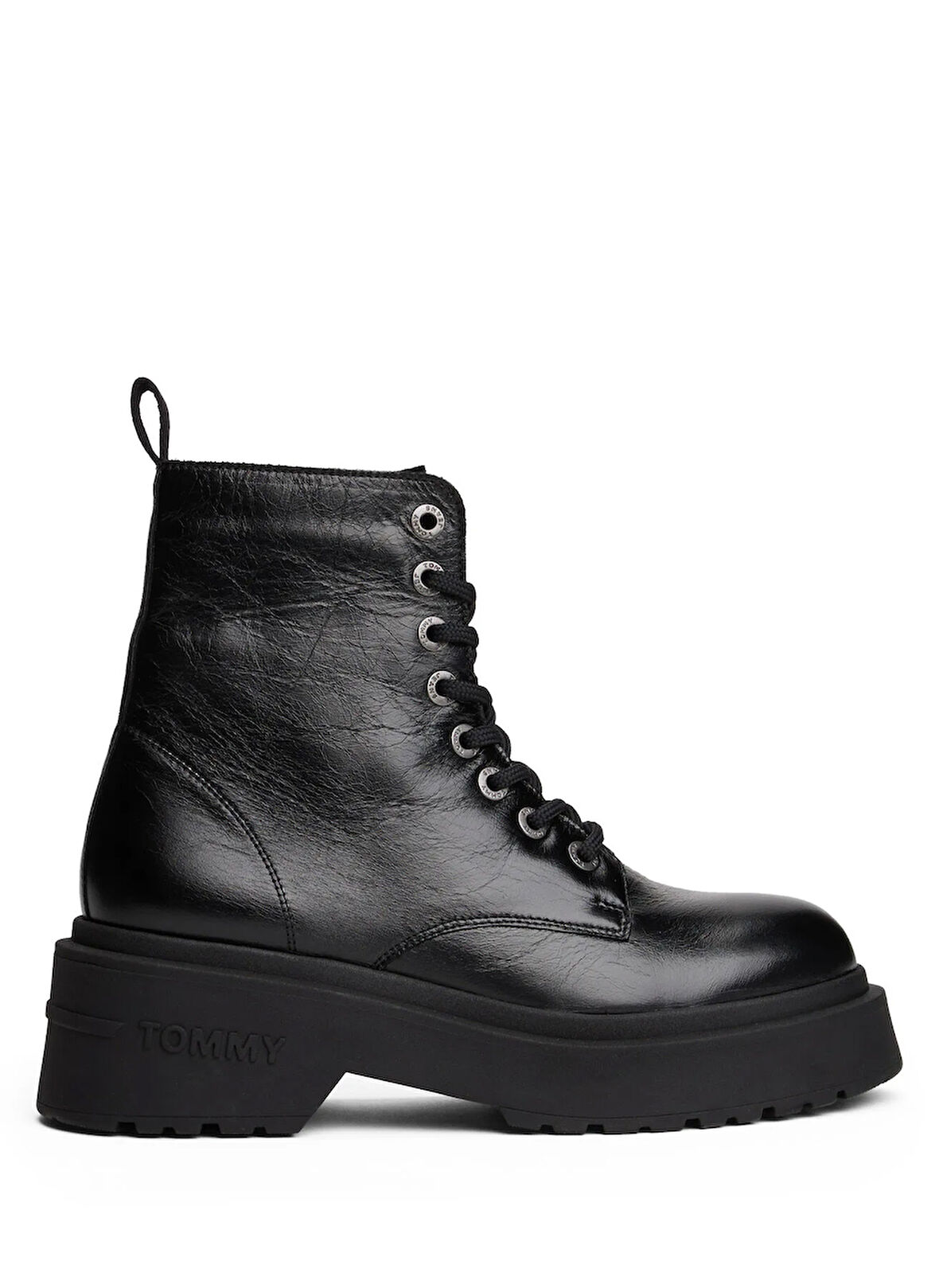 Tommy Hilfiger Deri Siyah Kadın Bot EN0EN02848BDS